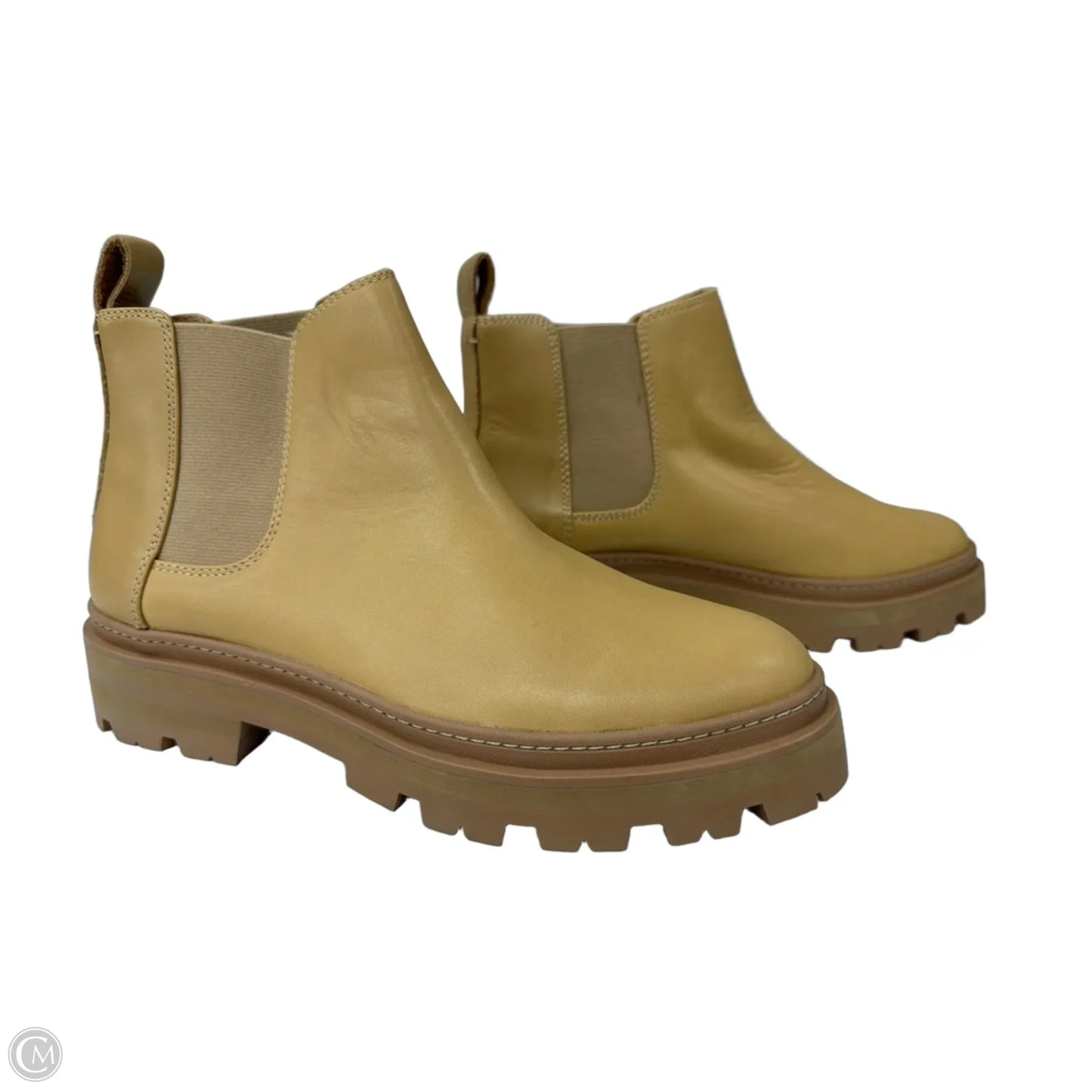 Boots Ankle Flats By Madewell In Tan, Size: 7.5