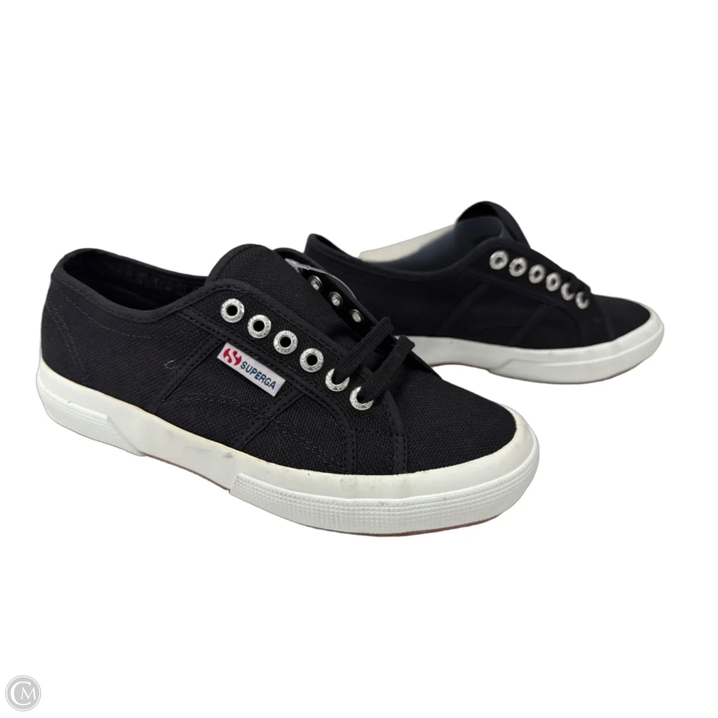 Shoes Sneakers By Superga In Black, Size: 8