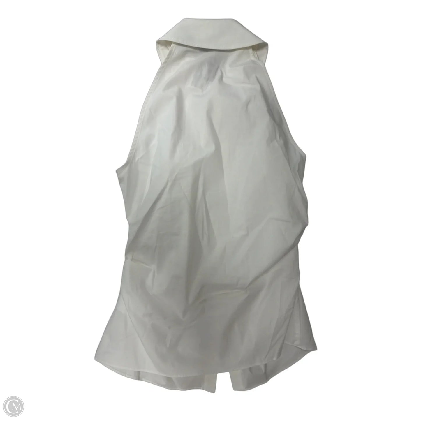 Top Sleeveless By Veronica Beard In White, Size: S