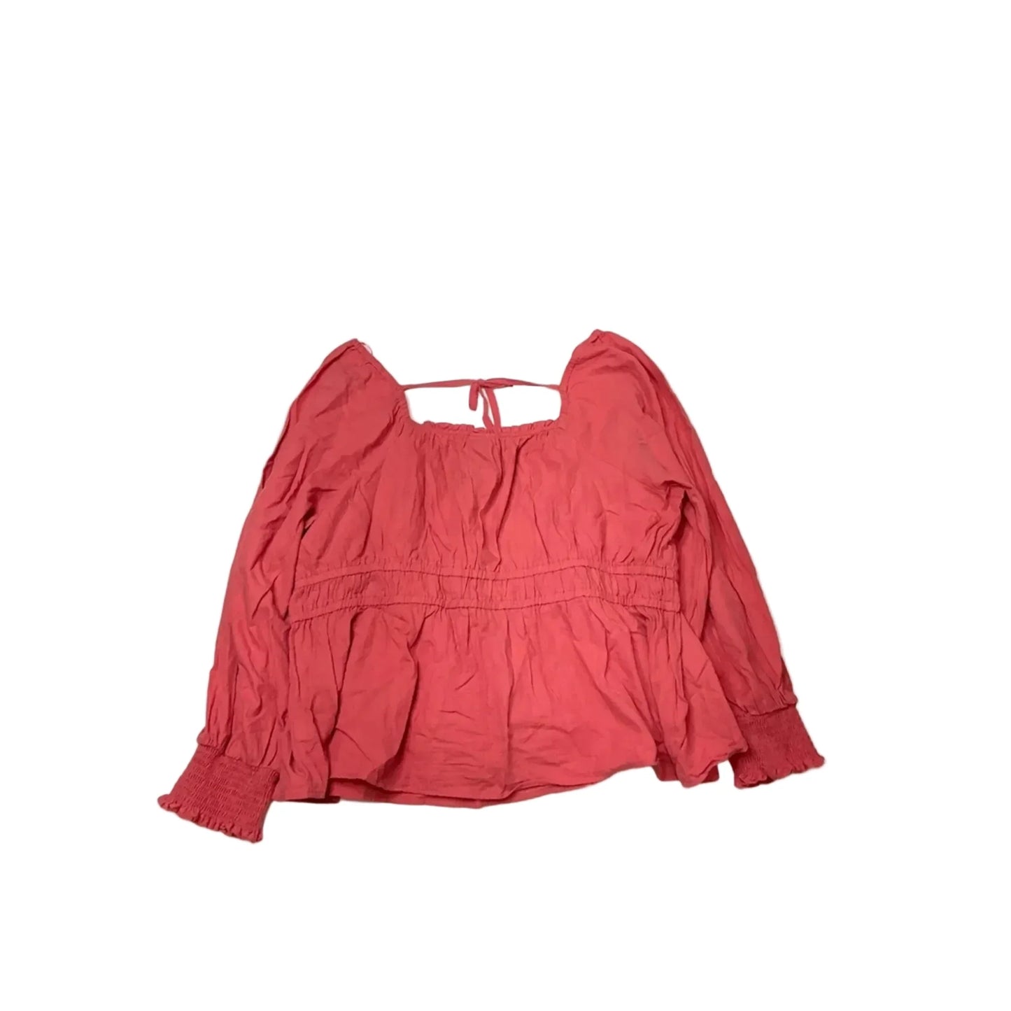 Top Long Sleeve By Ava & Viv In Pink, Size: 3x