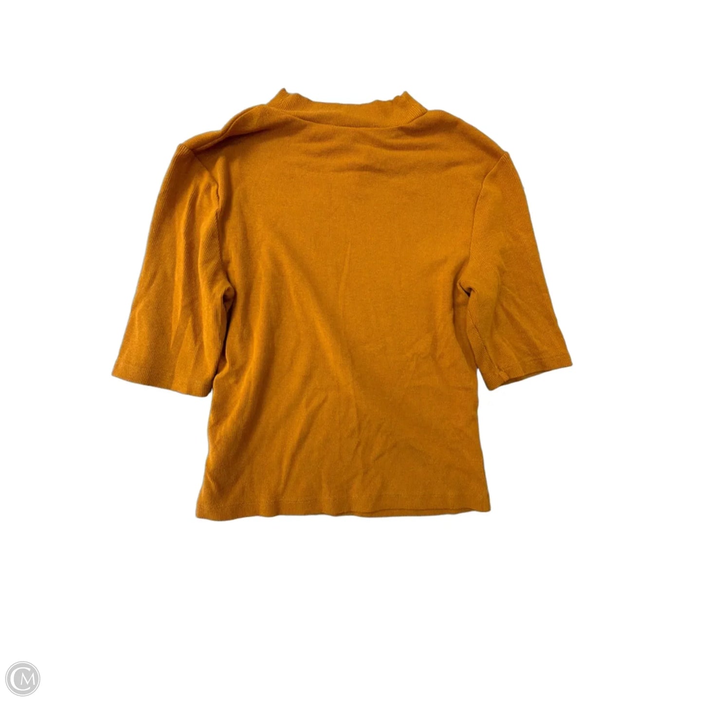 Top Short Sleeve By Express In Orange, Size: L