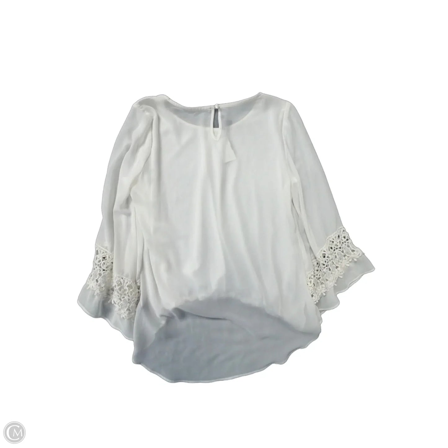 Top Long Sleeve By Bongo In White, Size: M