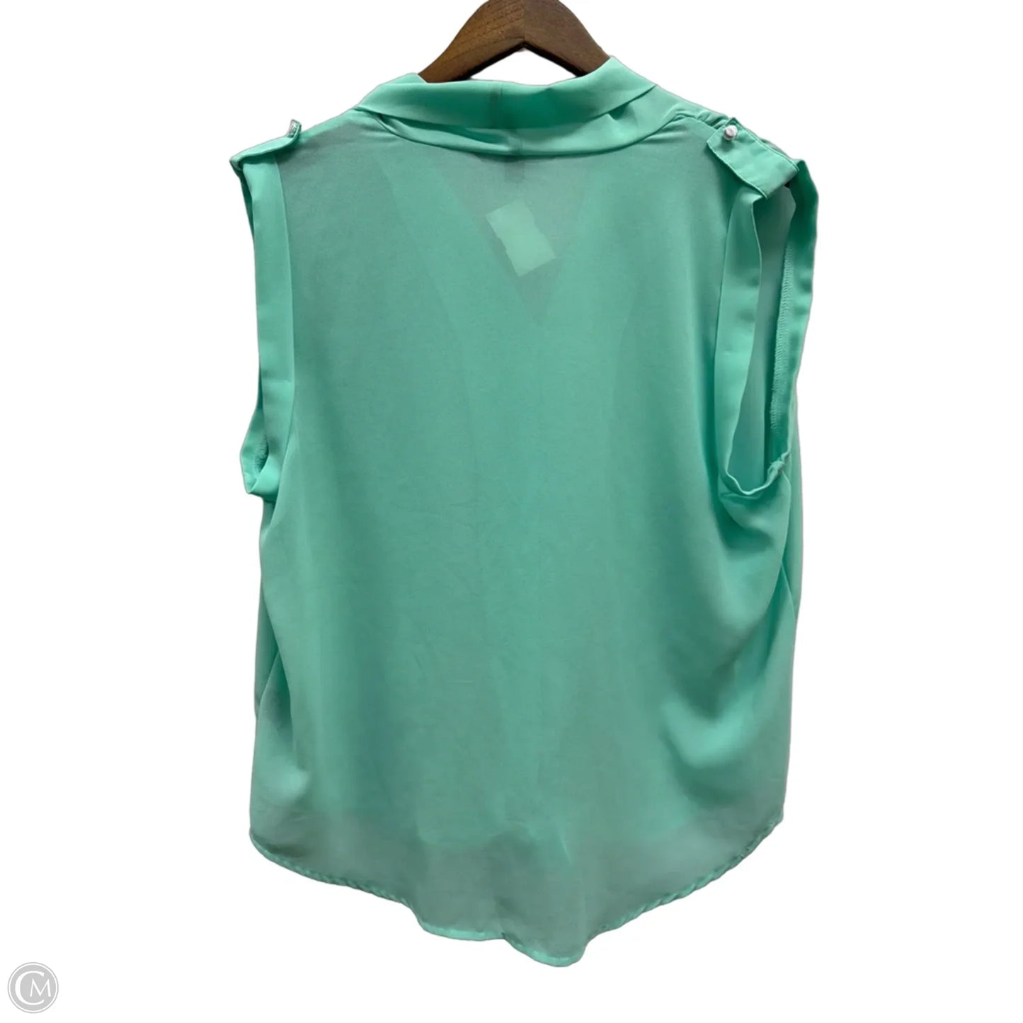 Top Sleeveless By Zac And Rachel In Aqua, Size: Xl