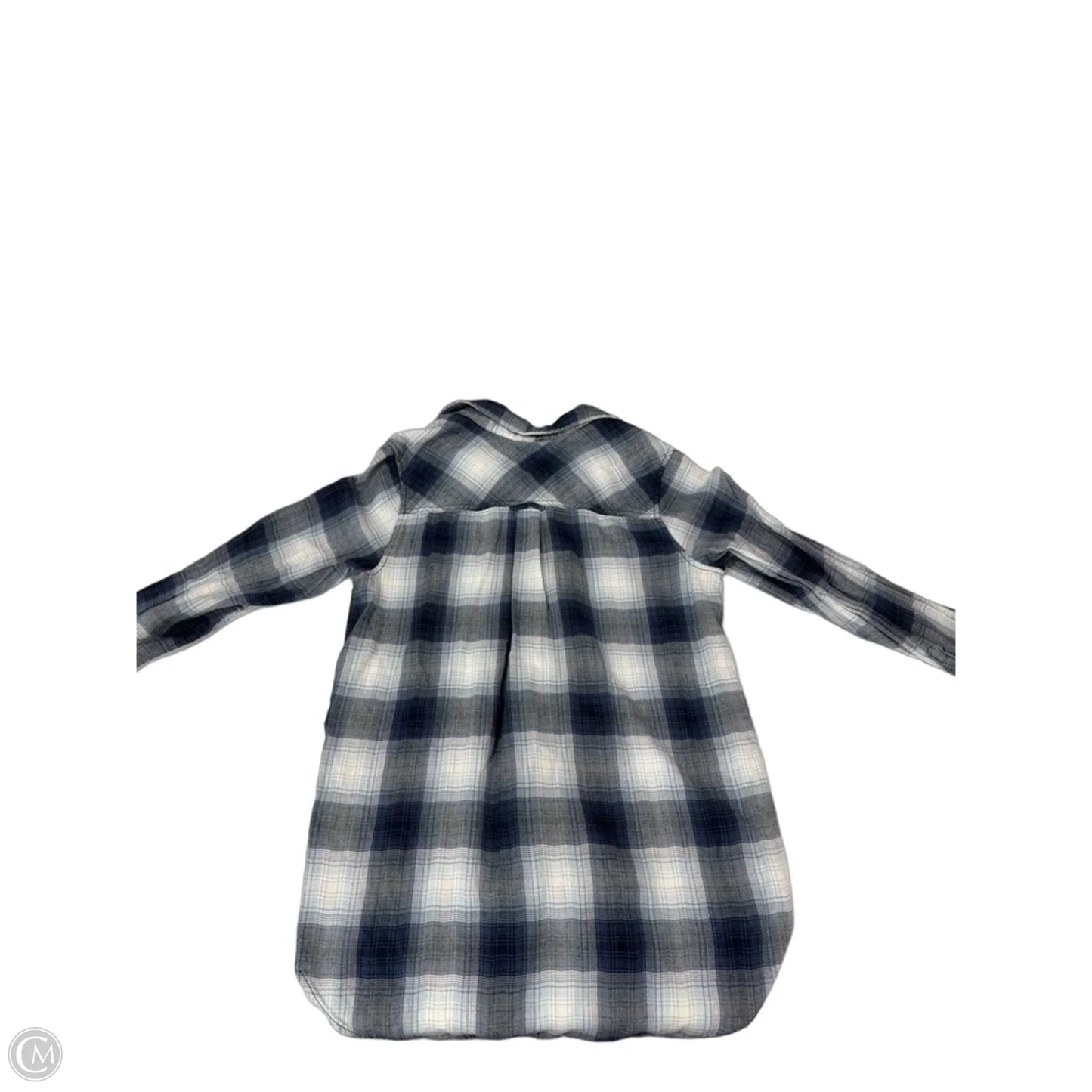 Top Long Sleeve By Sonoma In Plaid Pattern, Size: M