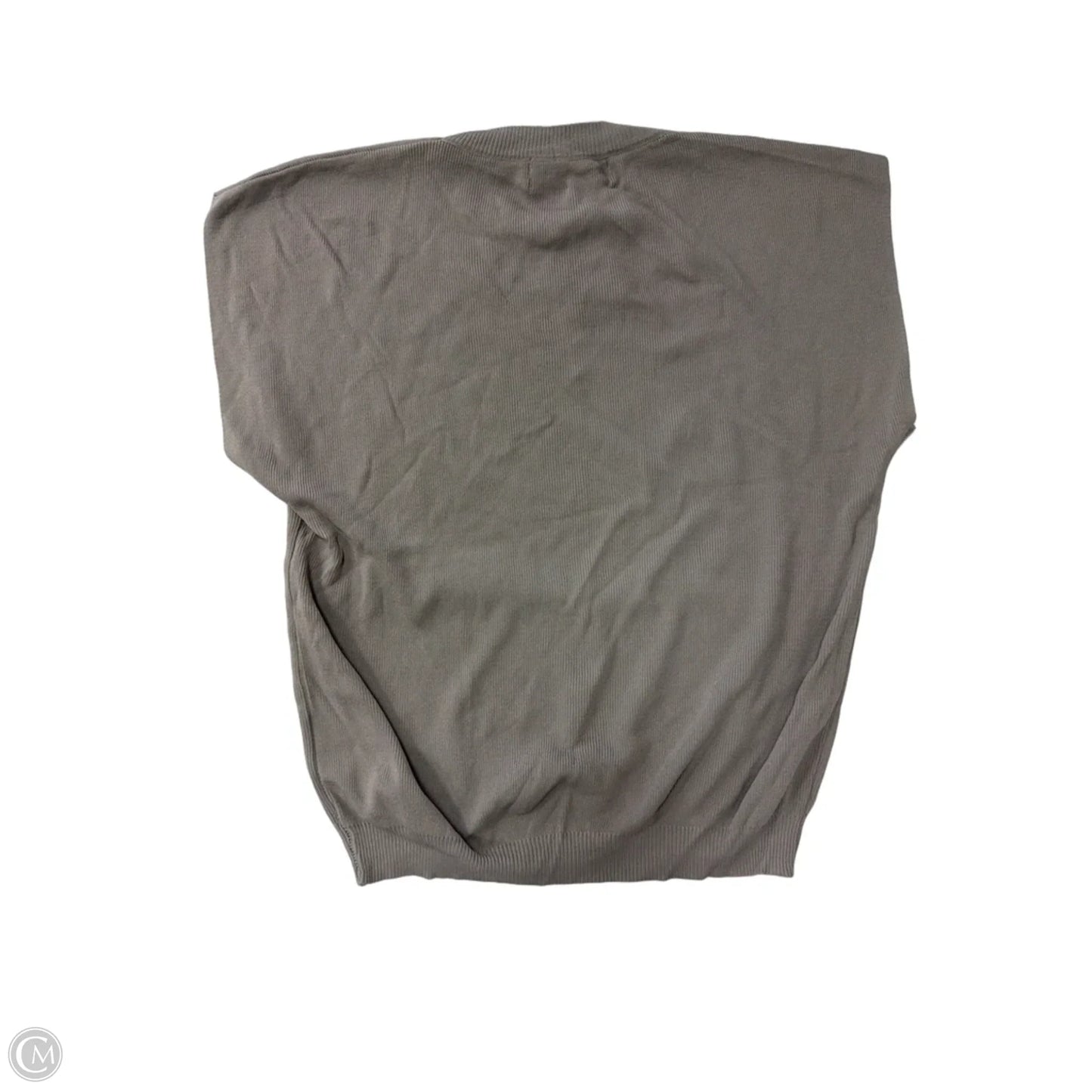 Top Sleeveless By Clothes Mentor In Grey, Size: L