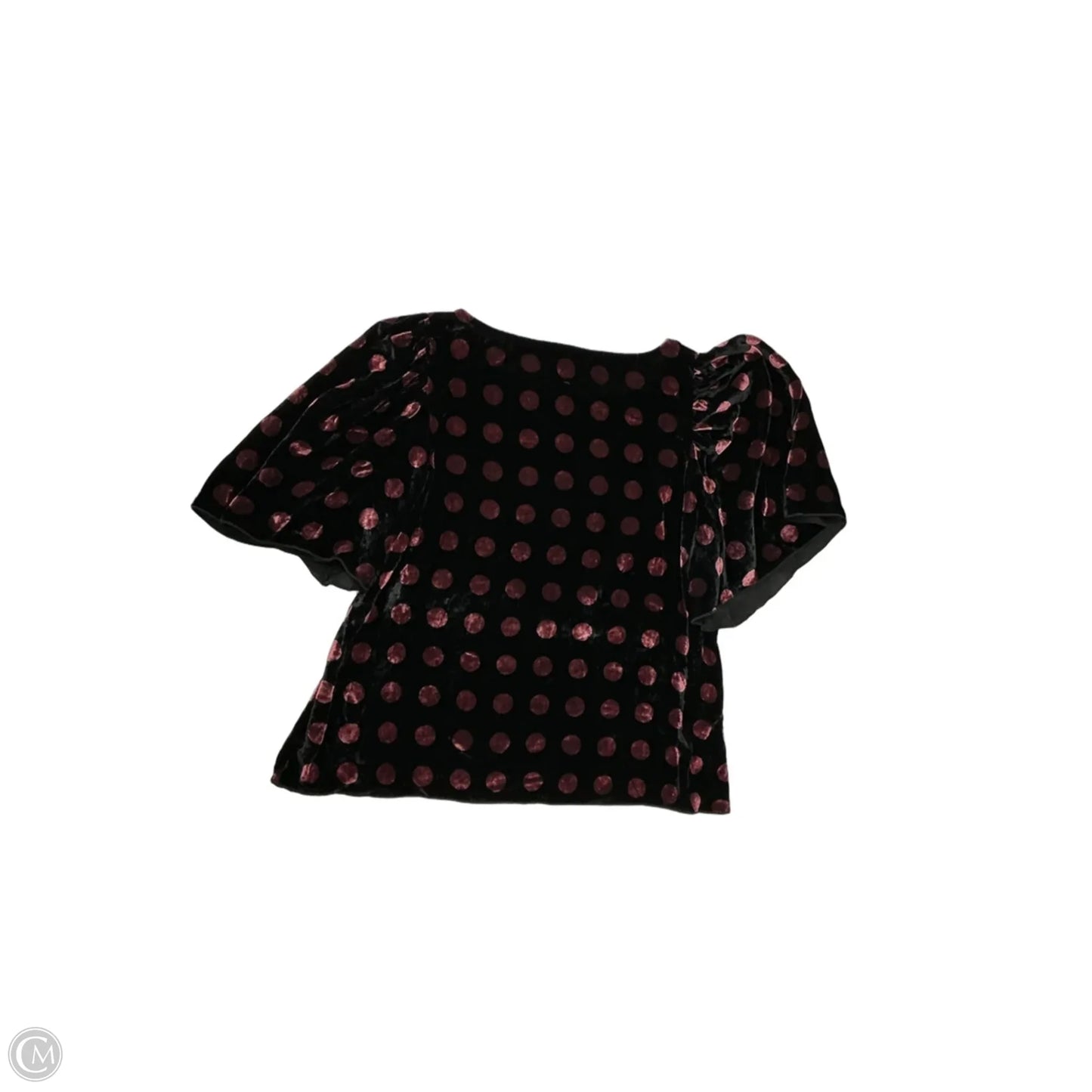 Top Short Sleeve By Ann Taylor In Polkadot Pattern, Size: Xs