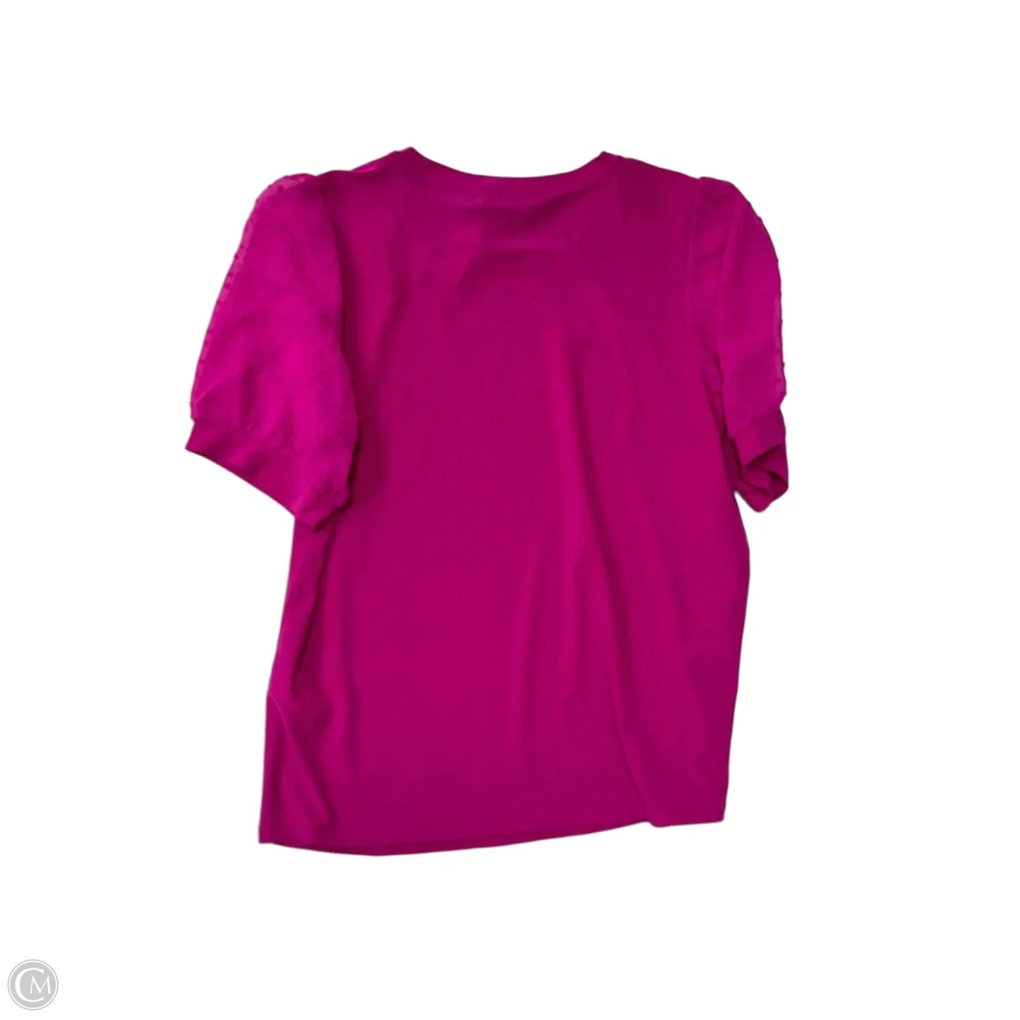 Top Short Sleeve By Cece In Pink, Size: M