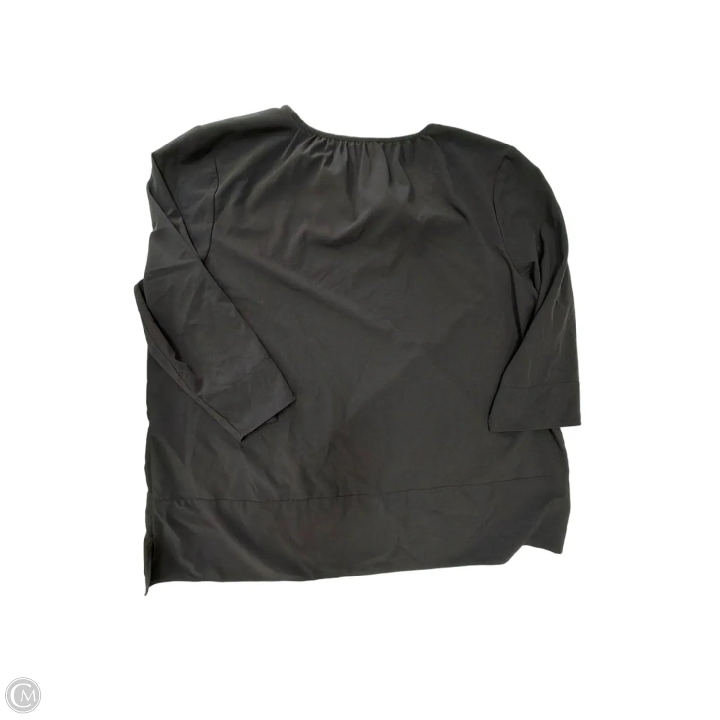 Top Long Sleeve By Chicos In Black, Size: 3x