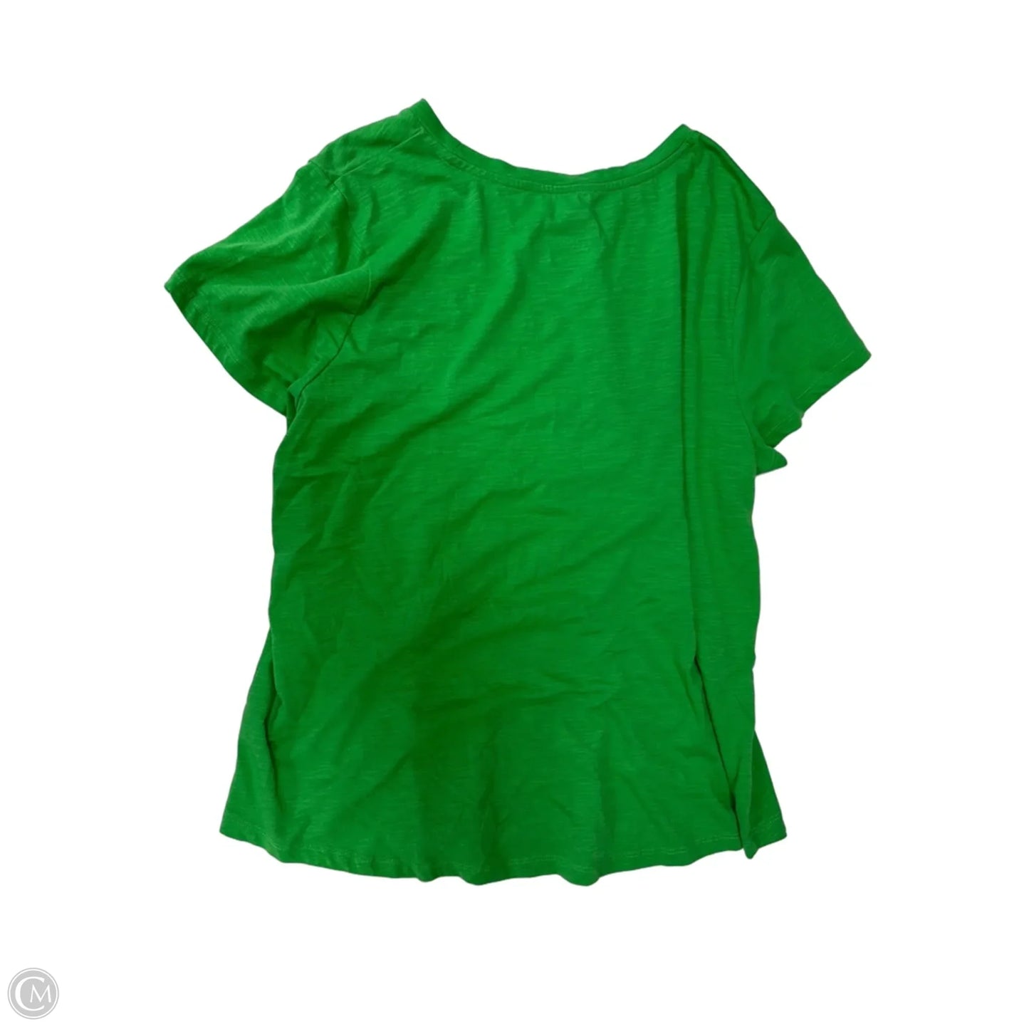 Top Short Sleeve Basic By Sonoma In Green, Size: 1x