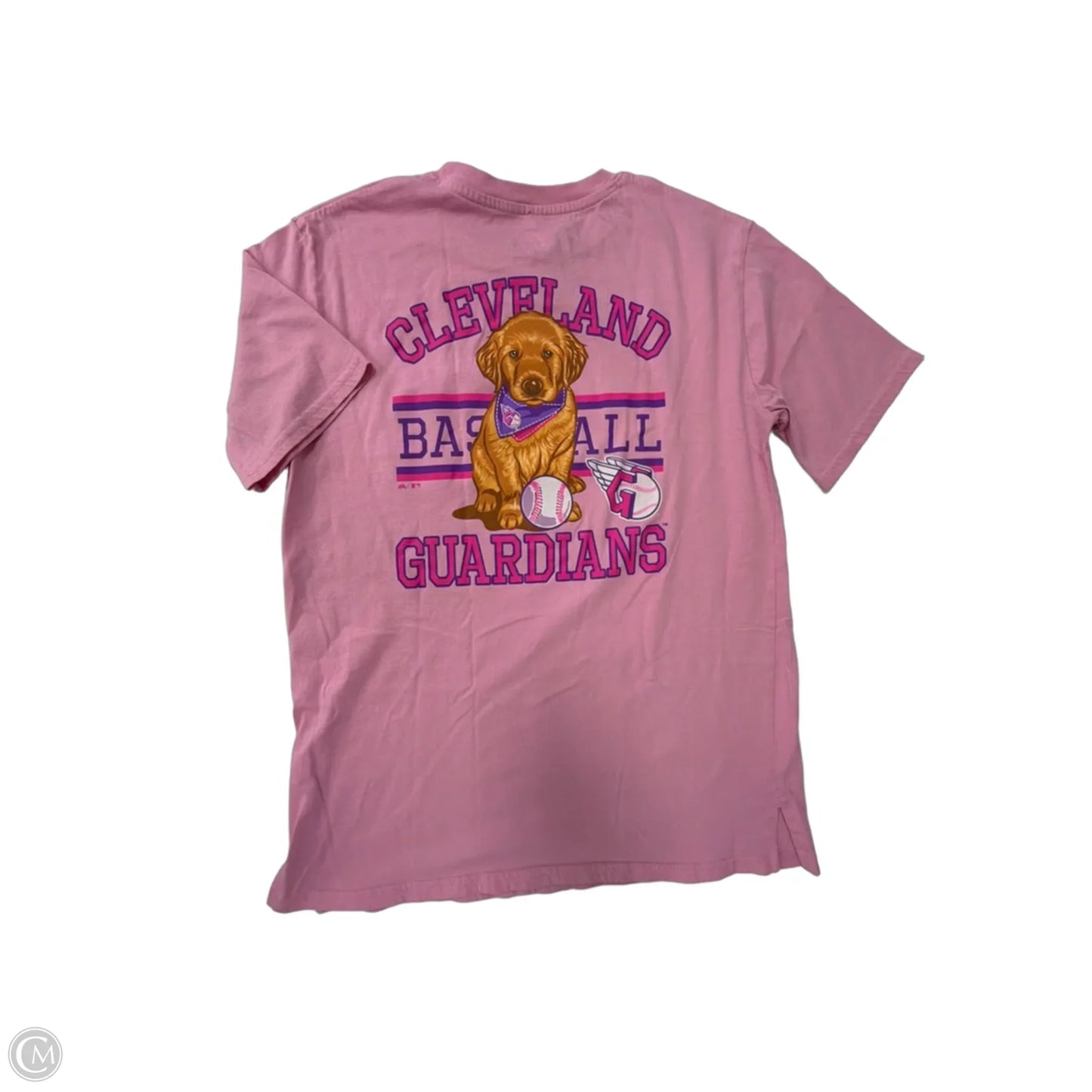 Top Short Sleeve By Majestic In Pink, Size: M