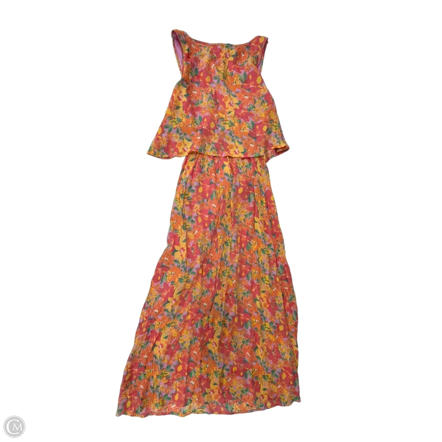 Dress Casual Maxi By Clothes Mentor In Floral Print, Size: M