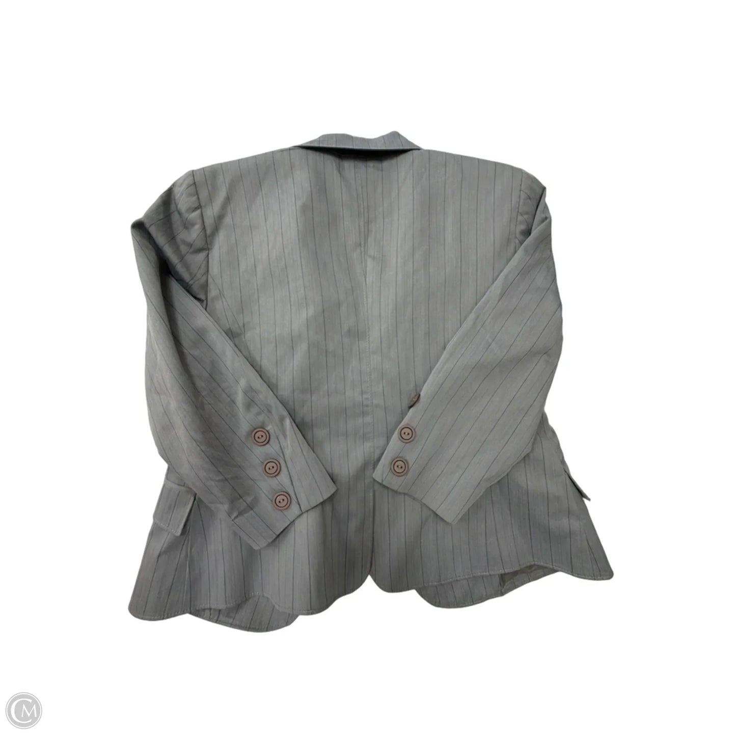 Blazer By Clothes Mentor In Grey, Size: L