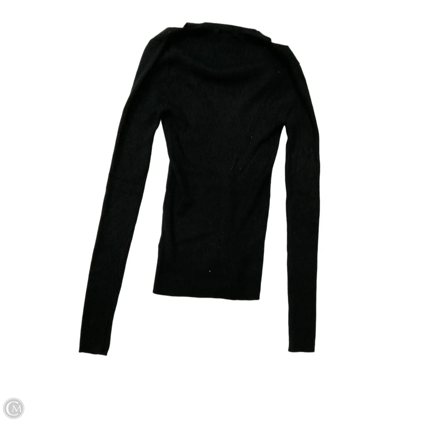 Top Long Sleeve By Express In Black, Size: Xs