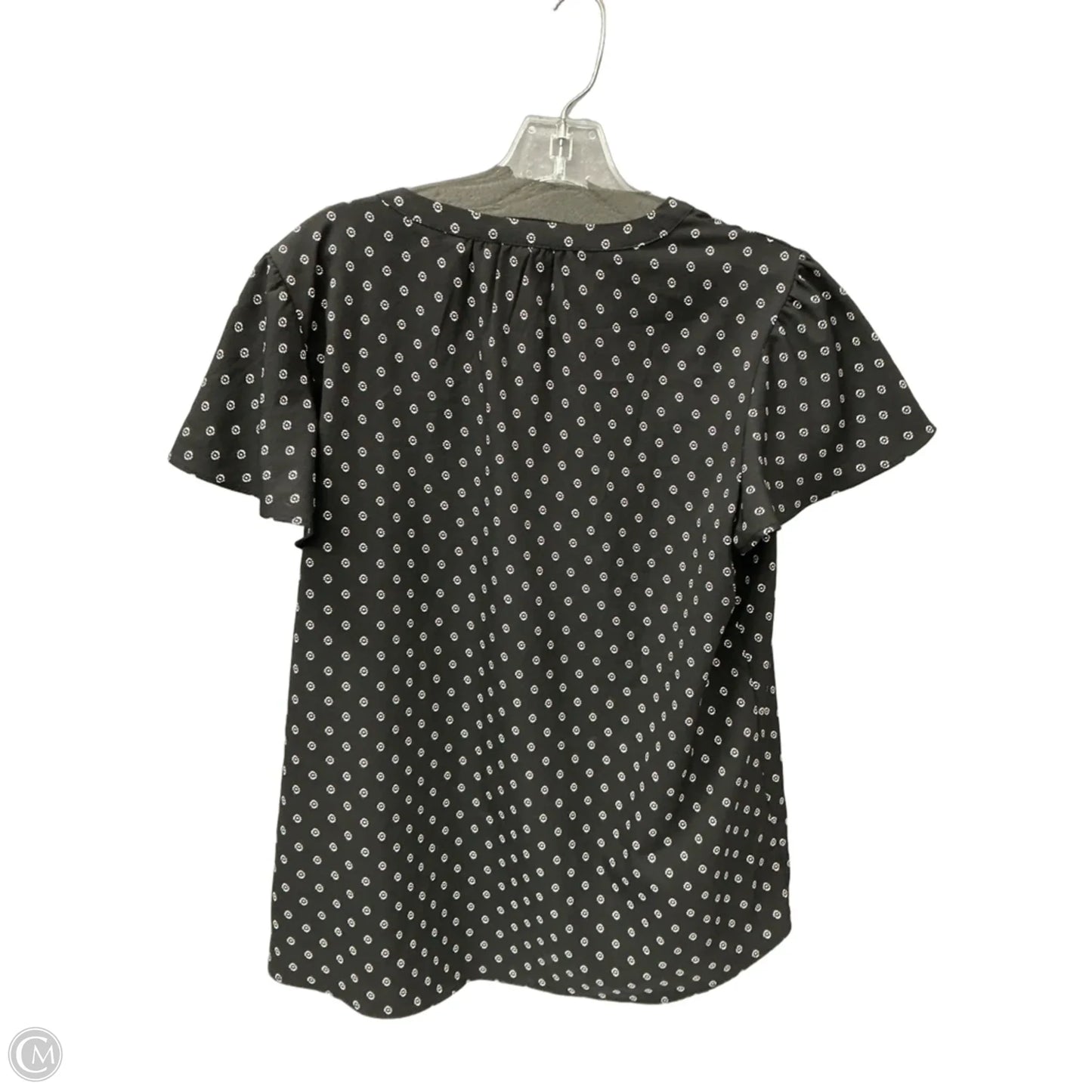 Top Short Sleeve By Maurices In Black, Size: M