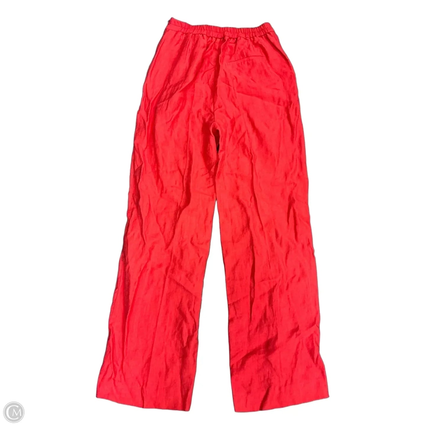 Pants Wide Leg By Zara In Red, Size: 8