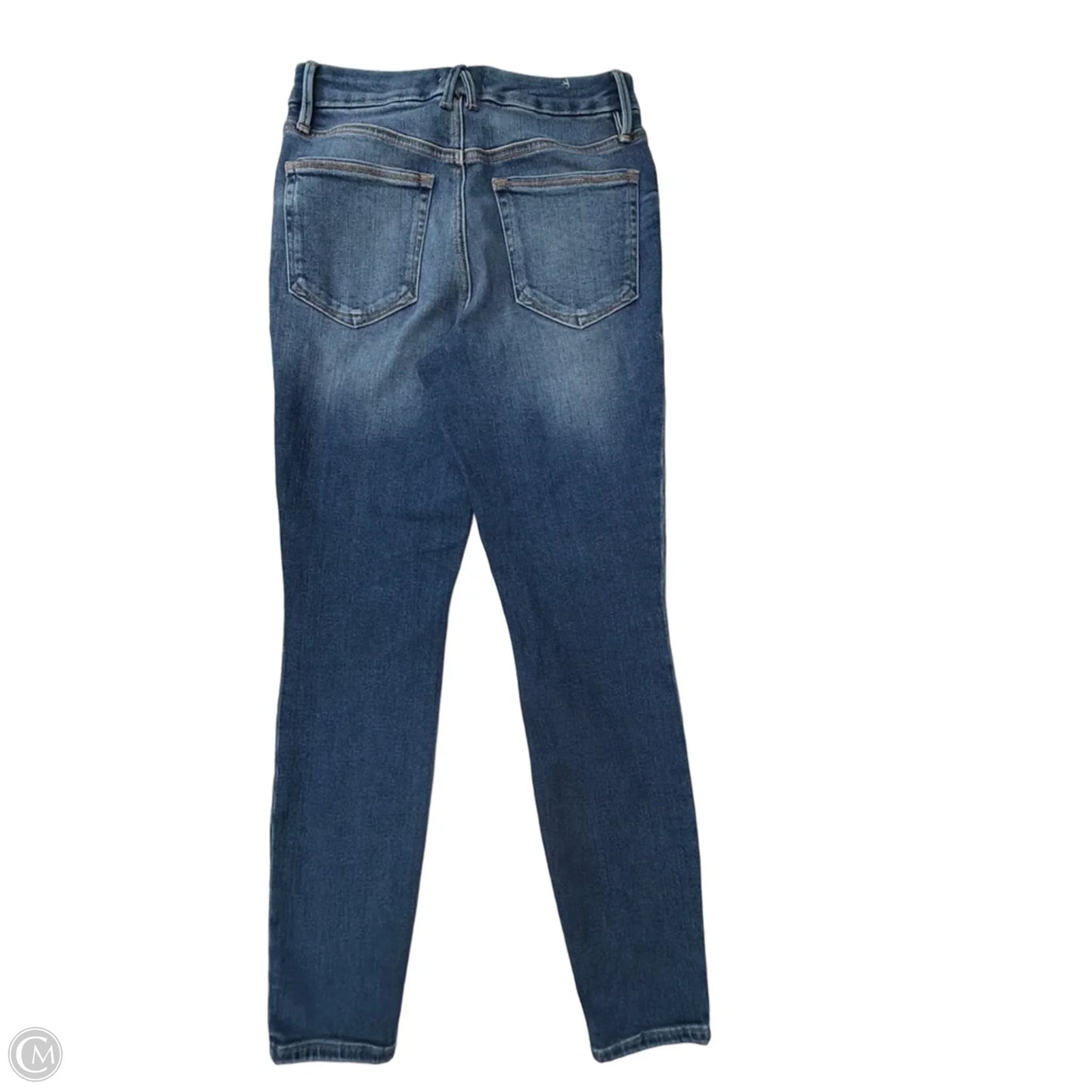 Jeans Skinny By Good American In Blue Denim, Size: 2