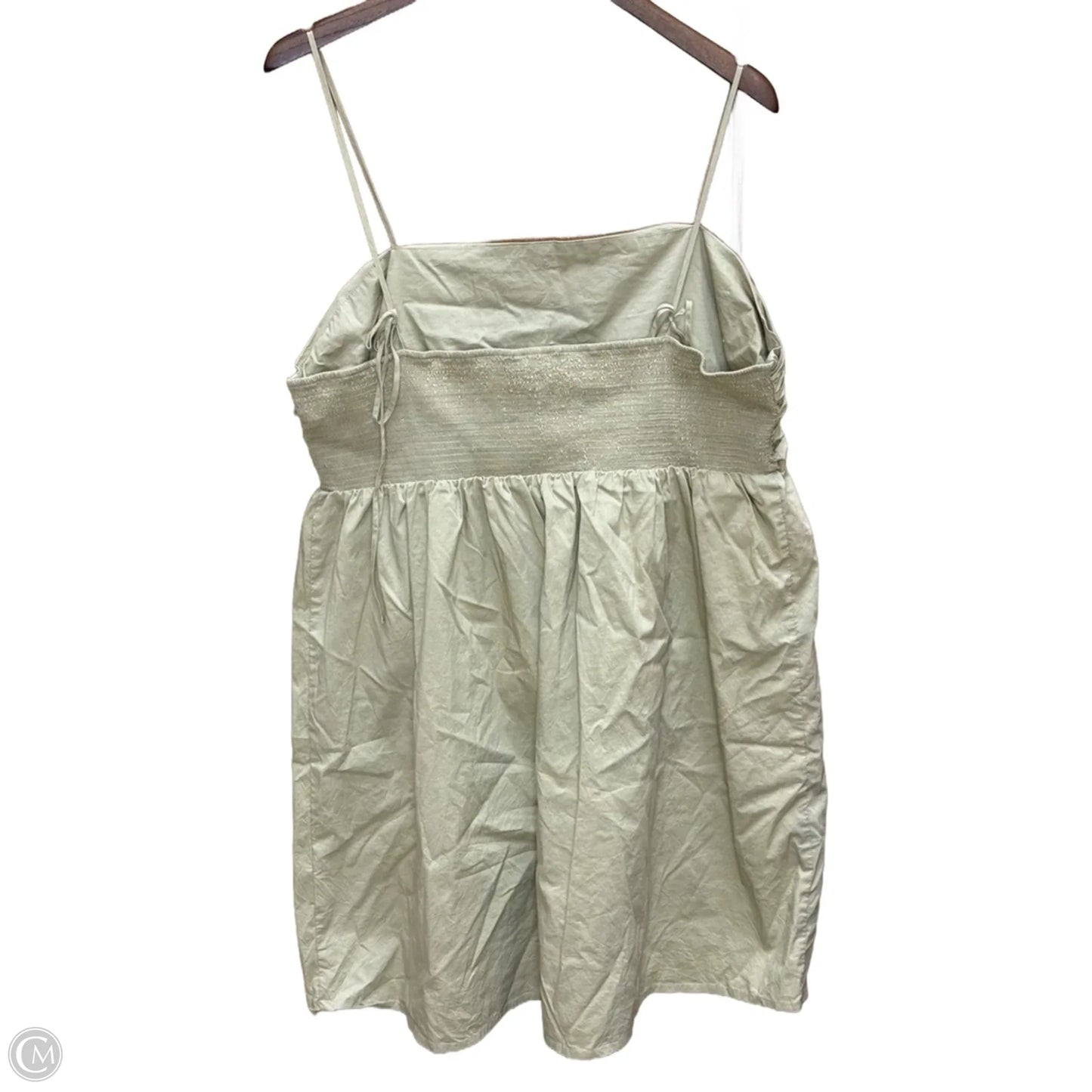 Dress Casual Midi By Express In Tan, Size: Xl