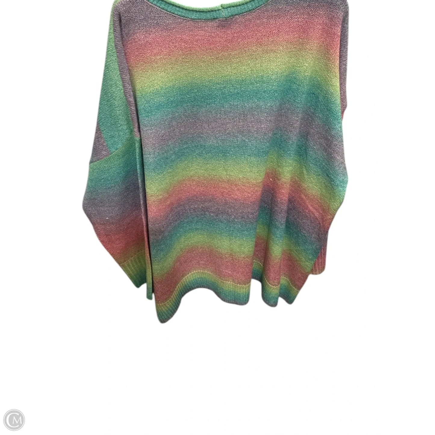 Sweater By Logo In Multi-colored, Size: 4x