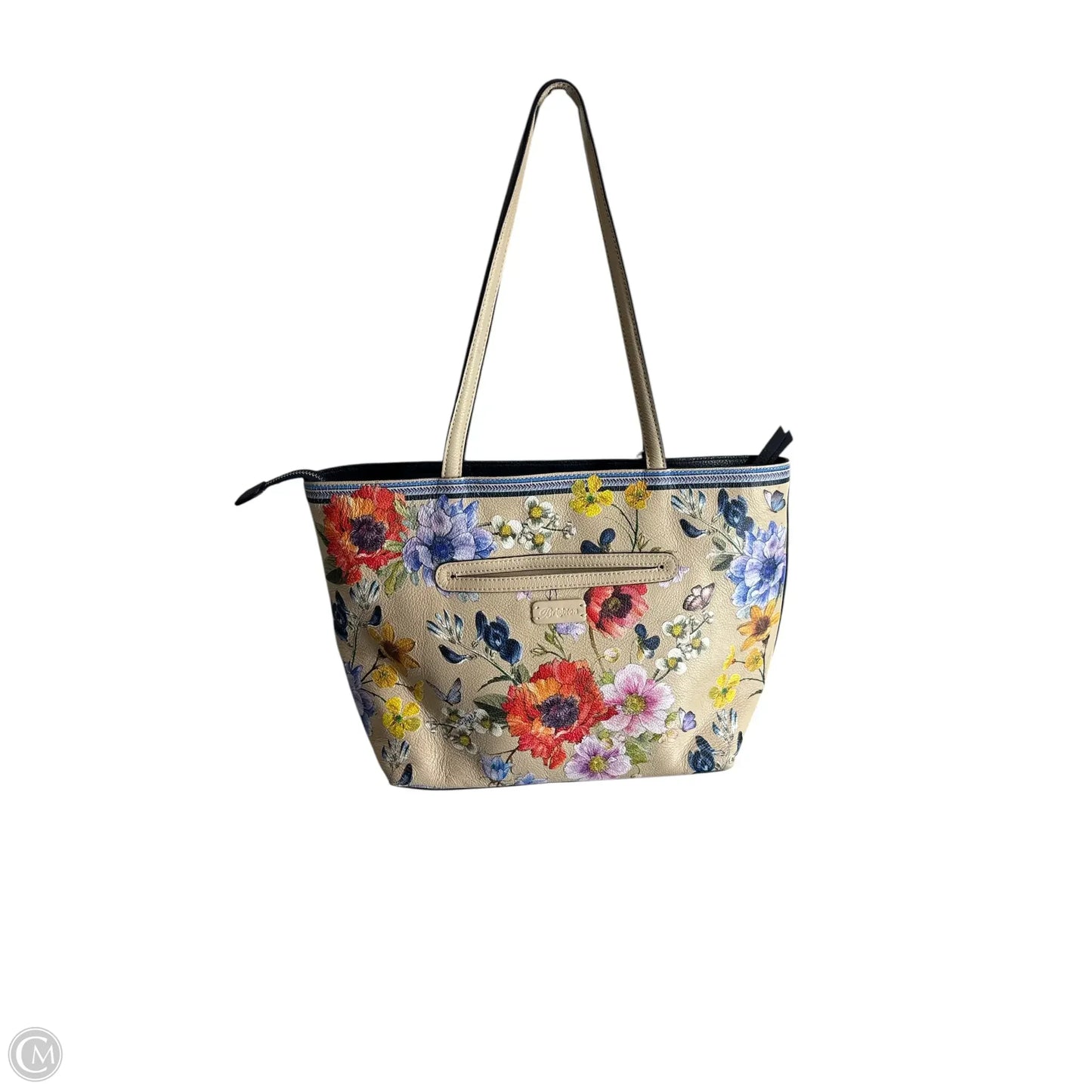 Handbag Leather By Brighton, Size: Large