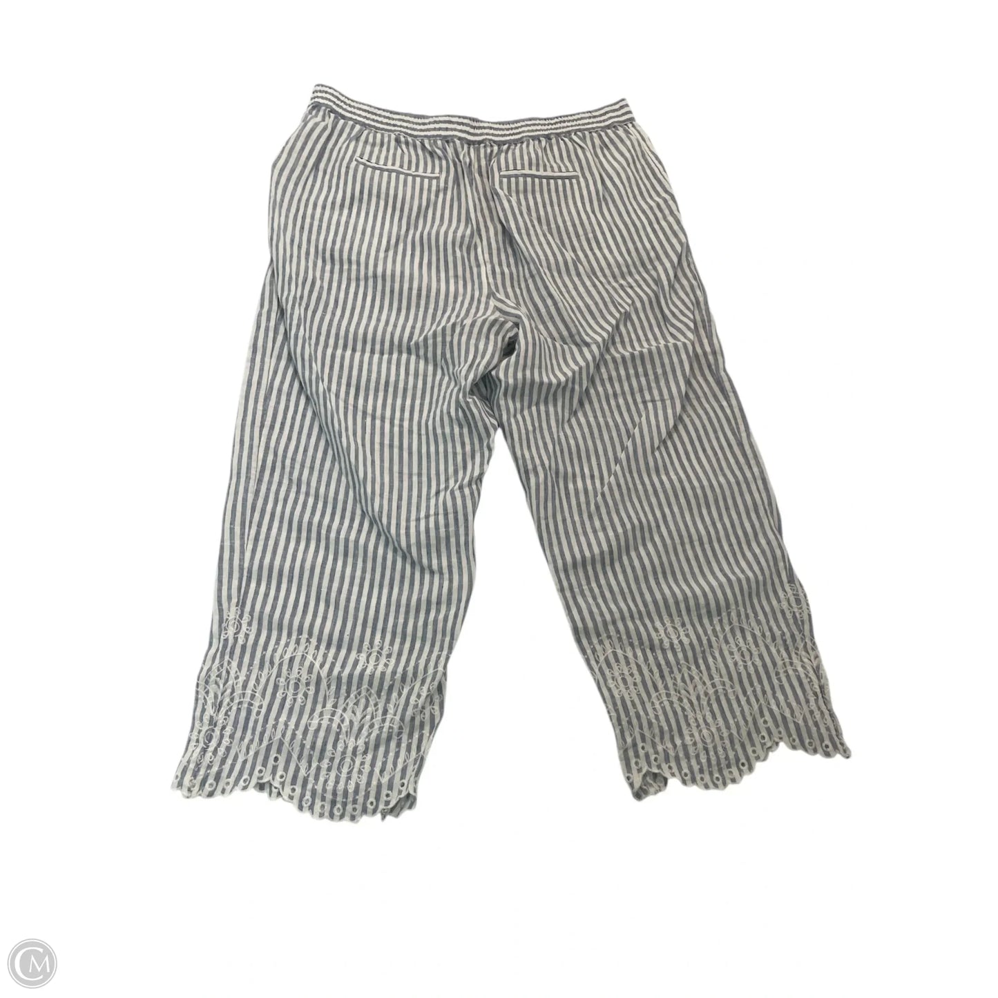 Pants Set 2pc By Charter Club In Blue & White, Size: Xl