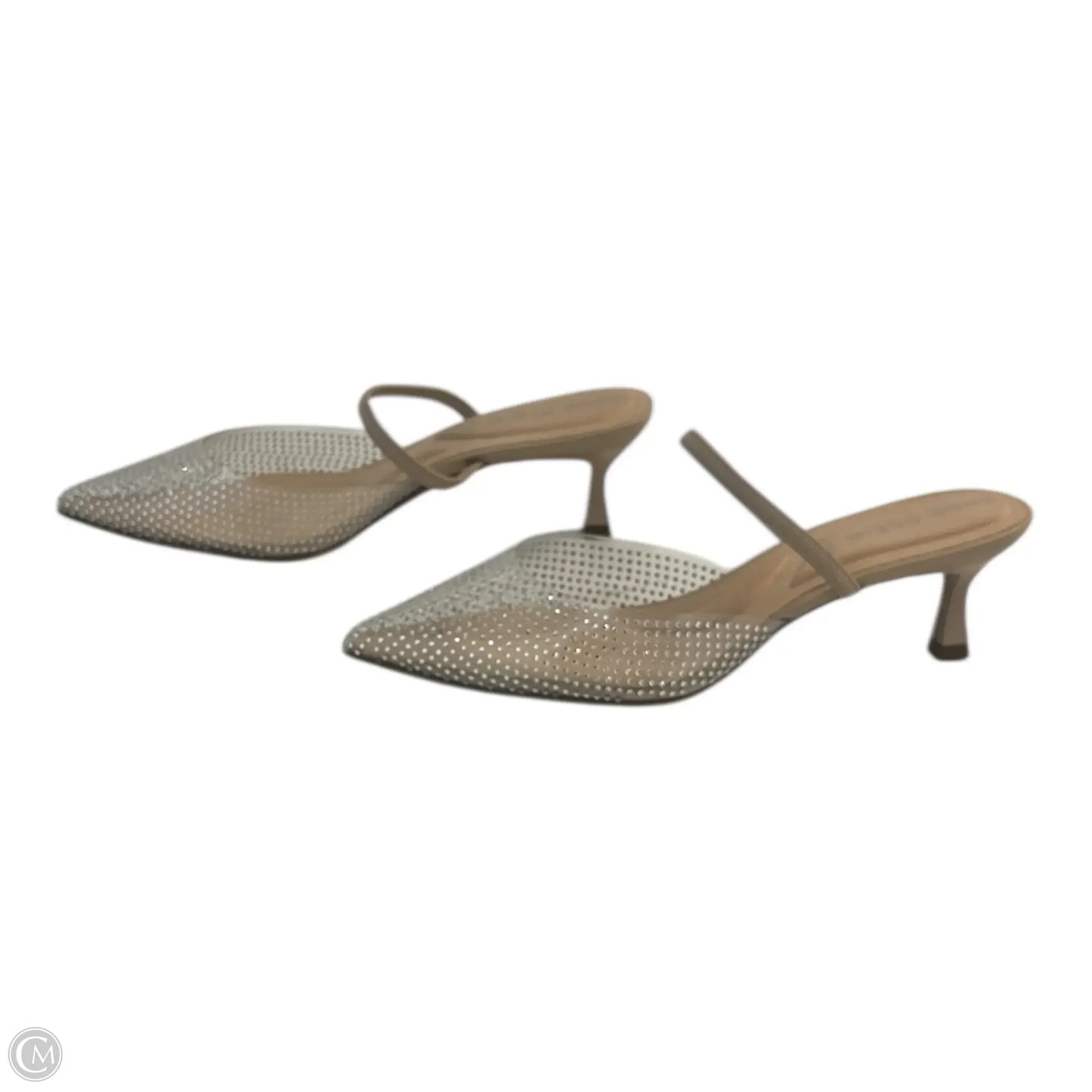 Shoes Heels Kitten By Anne Klein In Clear, Size: 7.5