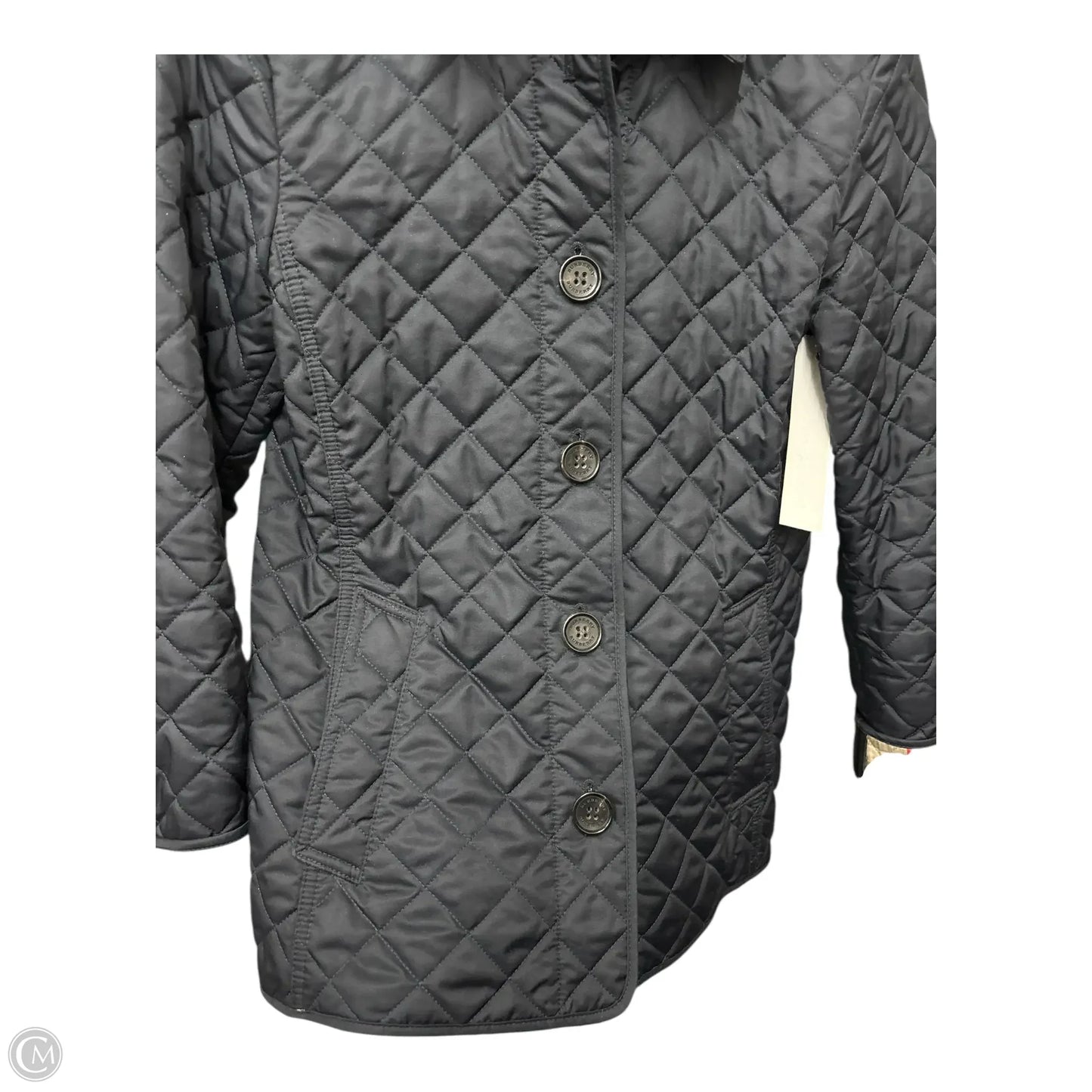 Jacket Luxury Designer By Burberry In Navy, Size: Xs