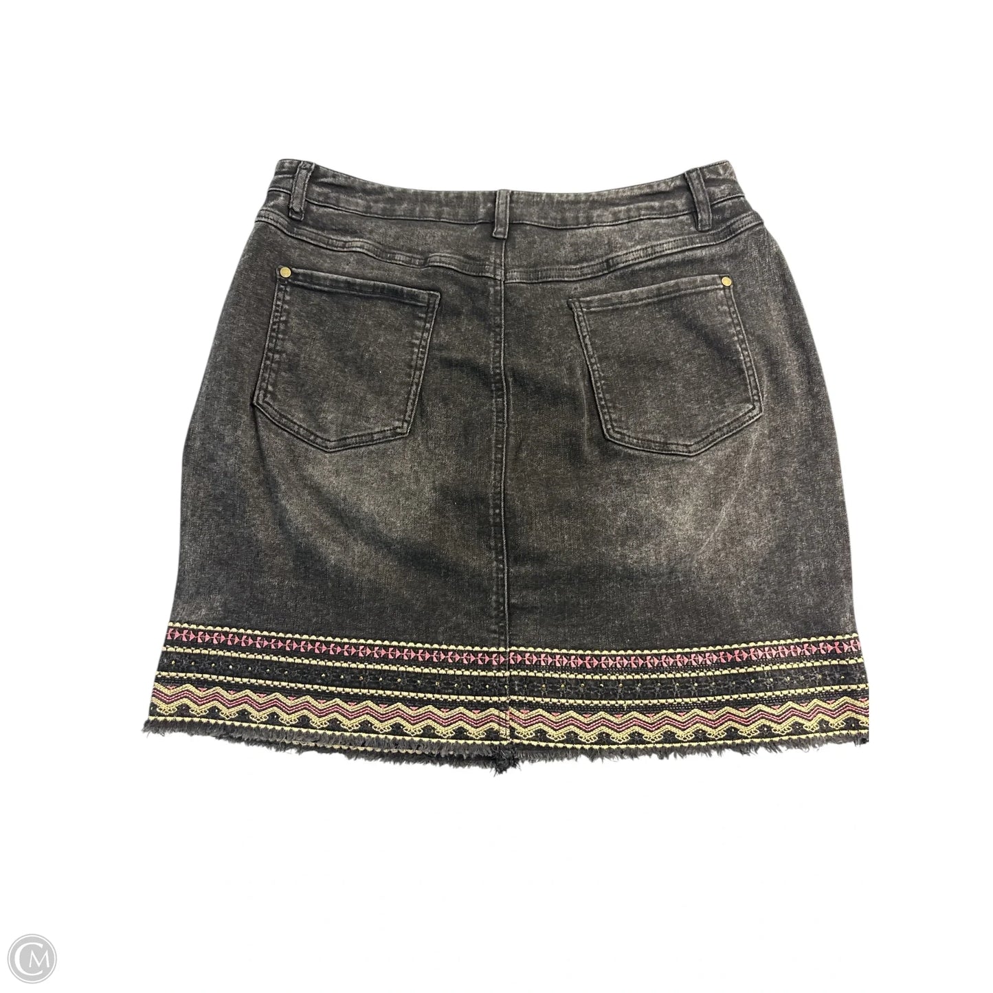 Skirt Midi By Tribal In Black, Size: 12