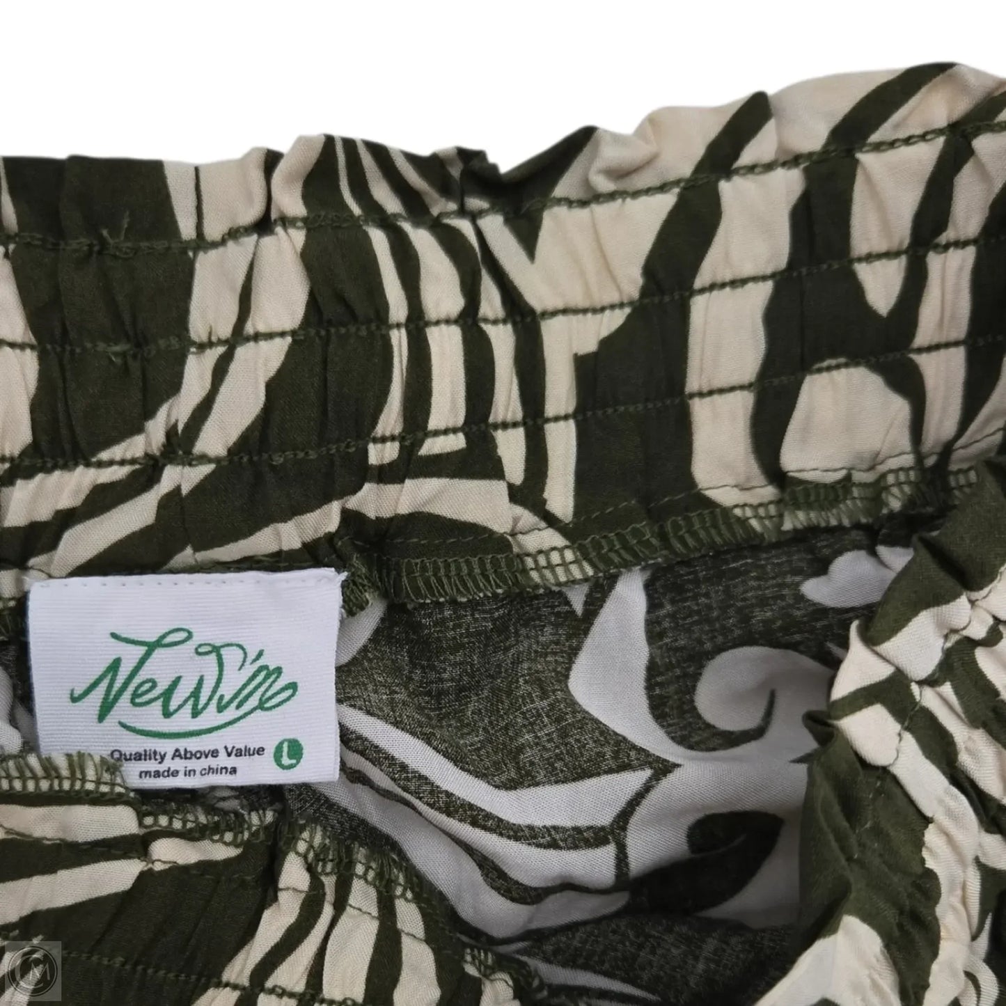 Pants Wide Leg By NEWM In Green, Size: L