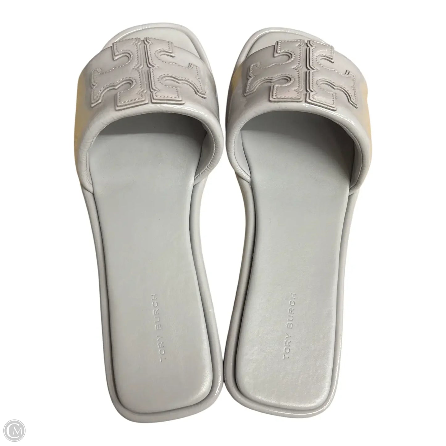 Sandals Designer By Tory Burch In Grey, Size: 10