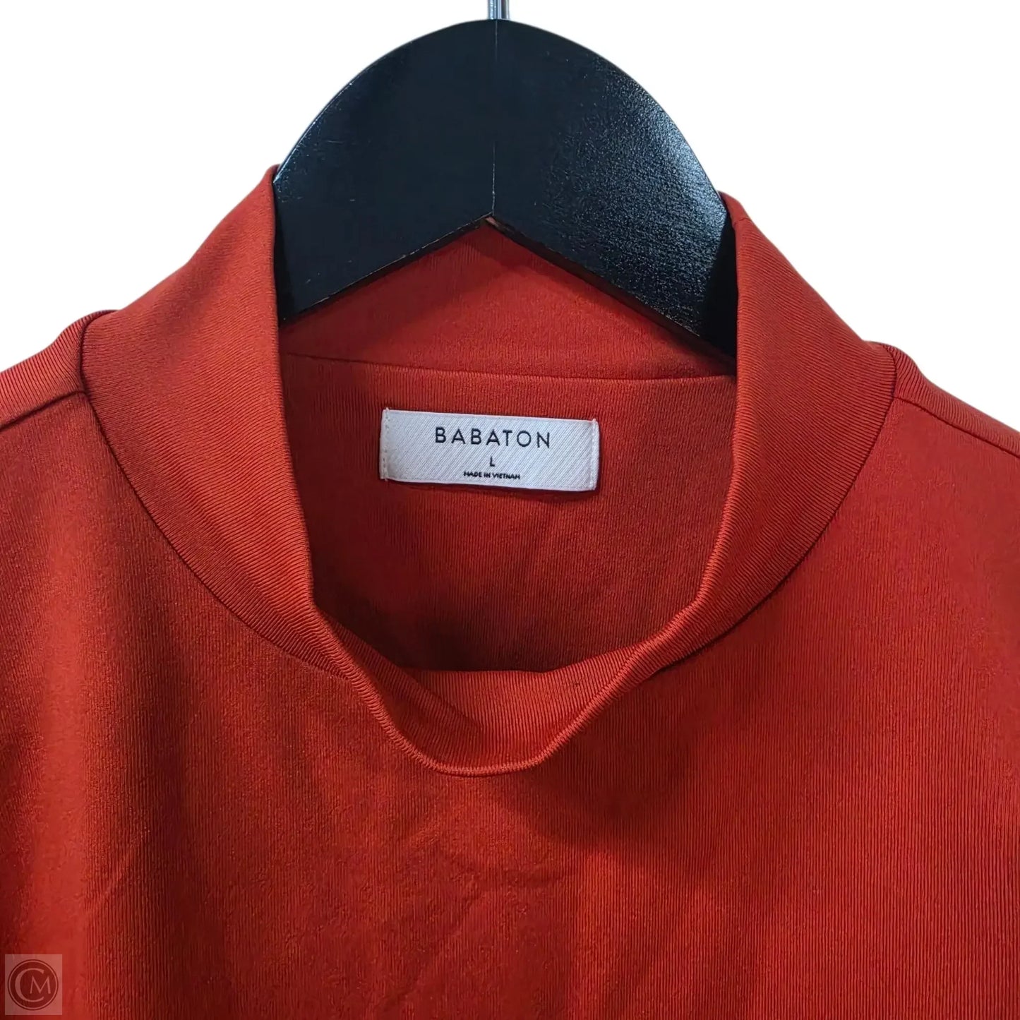 Top Long Sleeve Basic By Babaton In Orange, Size: L