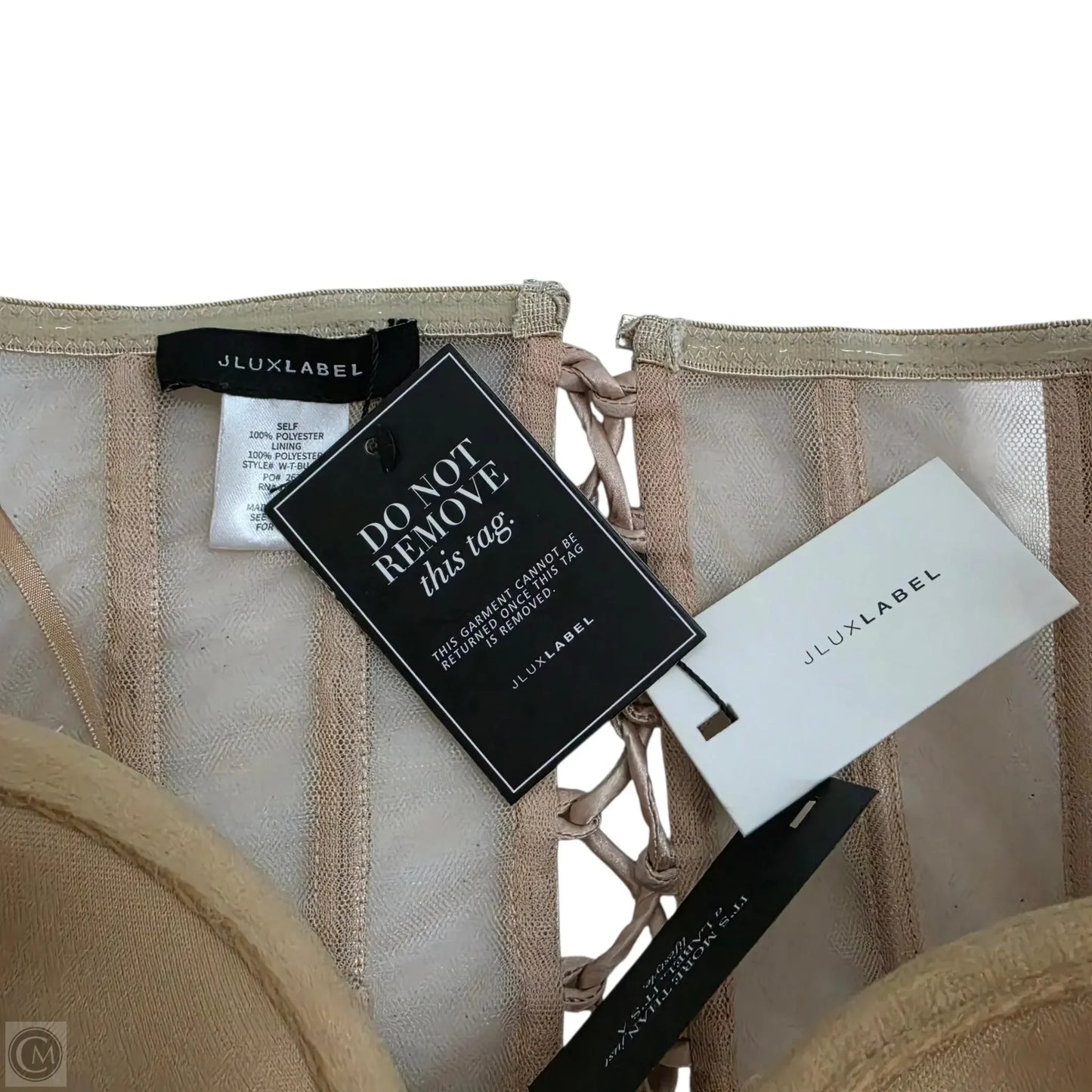 Top Sleeveless Basic By Clothes Mentor In Tan, Size: S