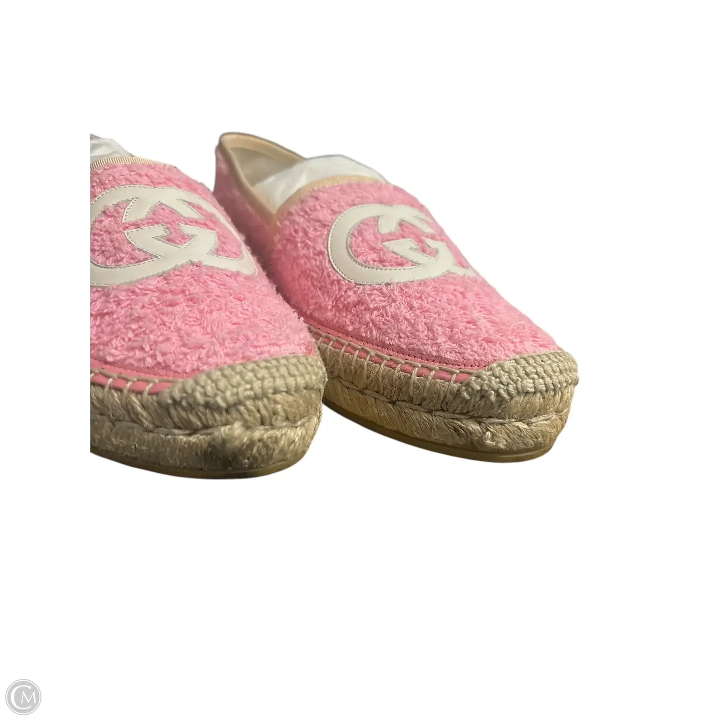 Shoes Luxury Designer By Gucci In Pink, Size: 10