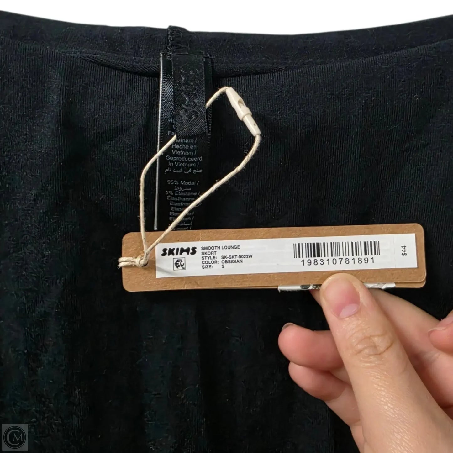 Skort By Skims In Black, Size: S