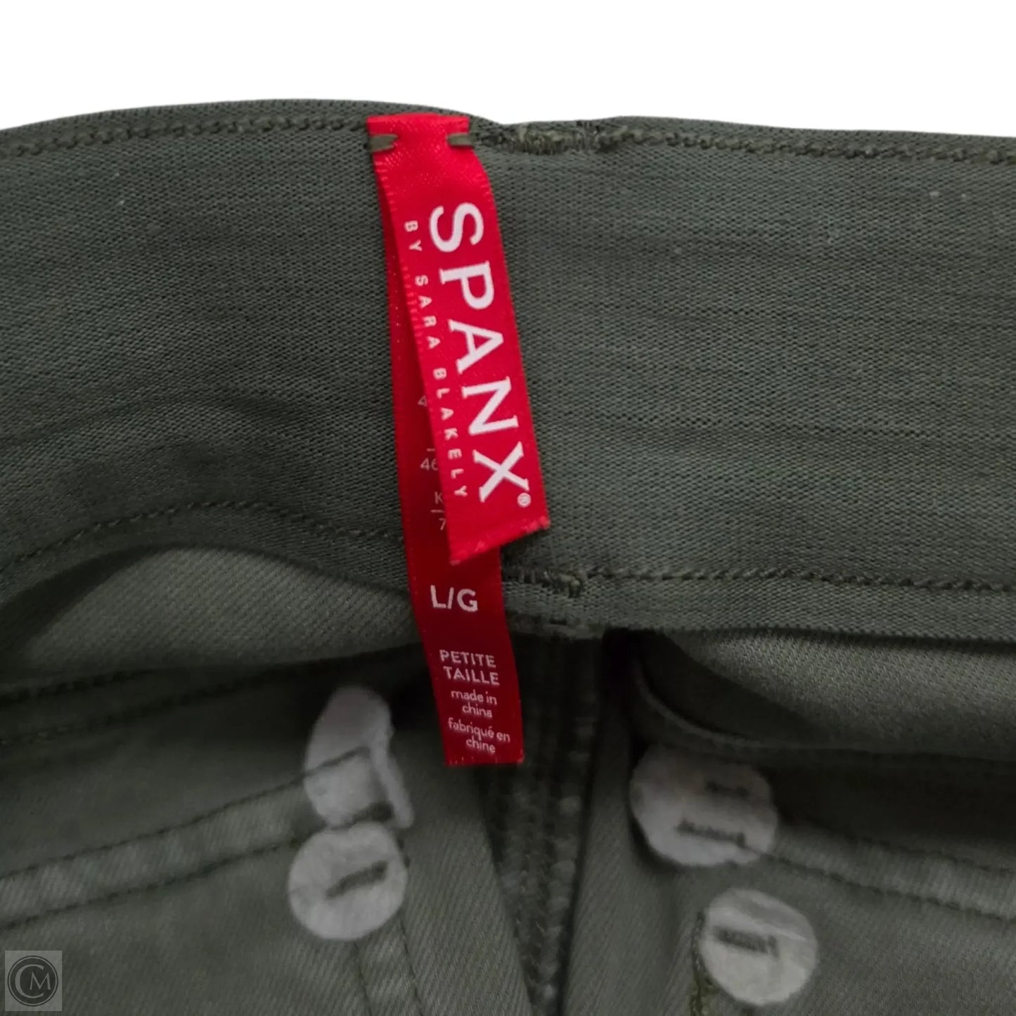 Jeans Wide Leg By Spanx In Green, Size: L
