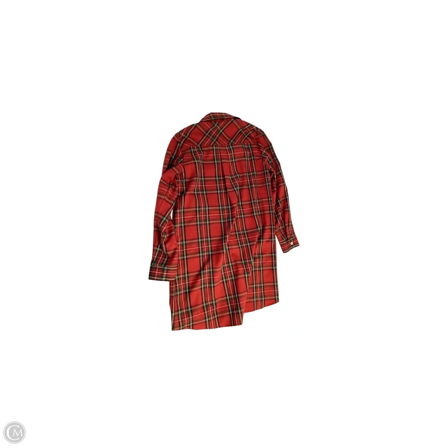 Dress Casual Midi By Karen Kane In Plaid Pattern, Size: M