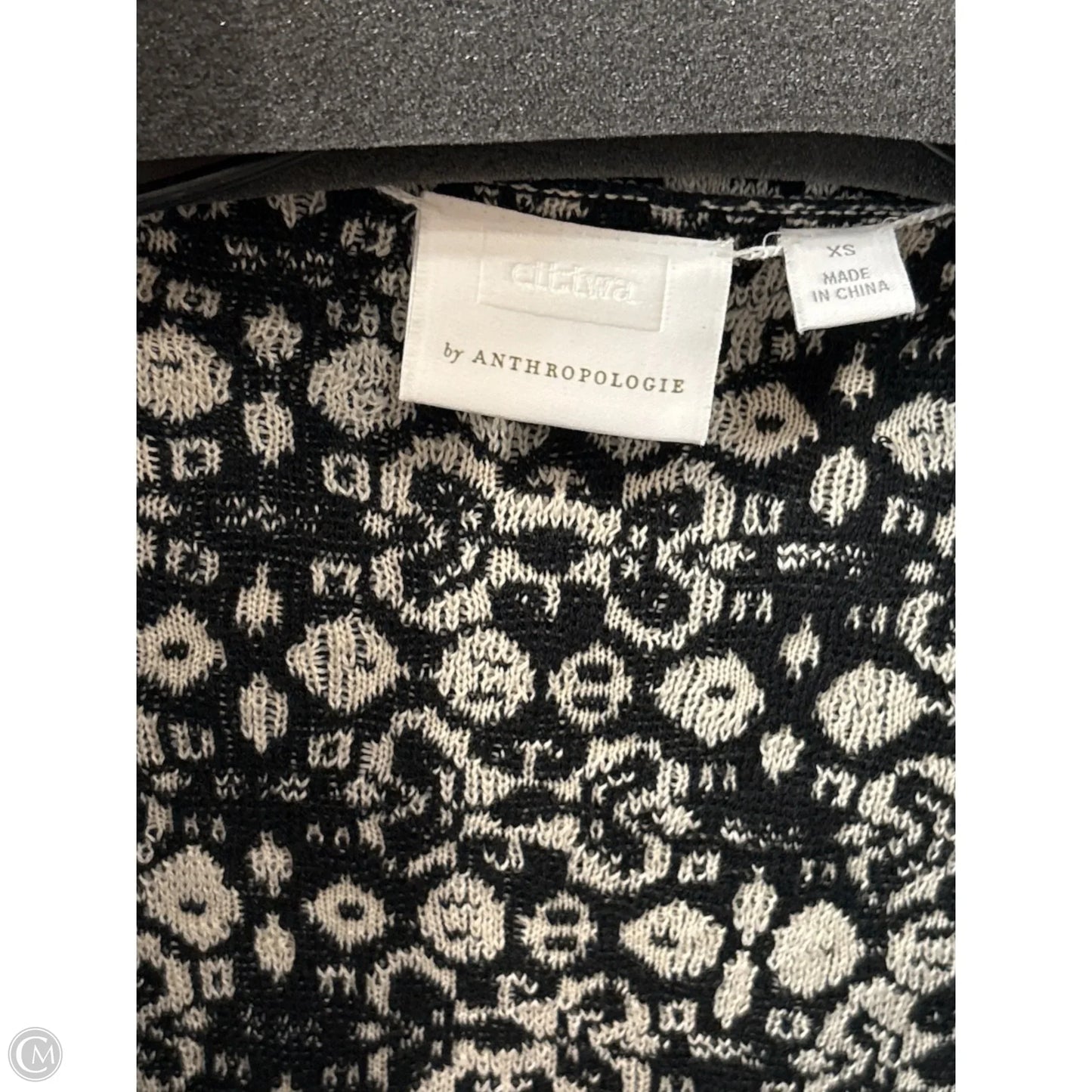 Anthropologie In Black & Cream, Size: Xs