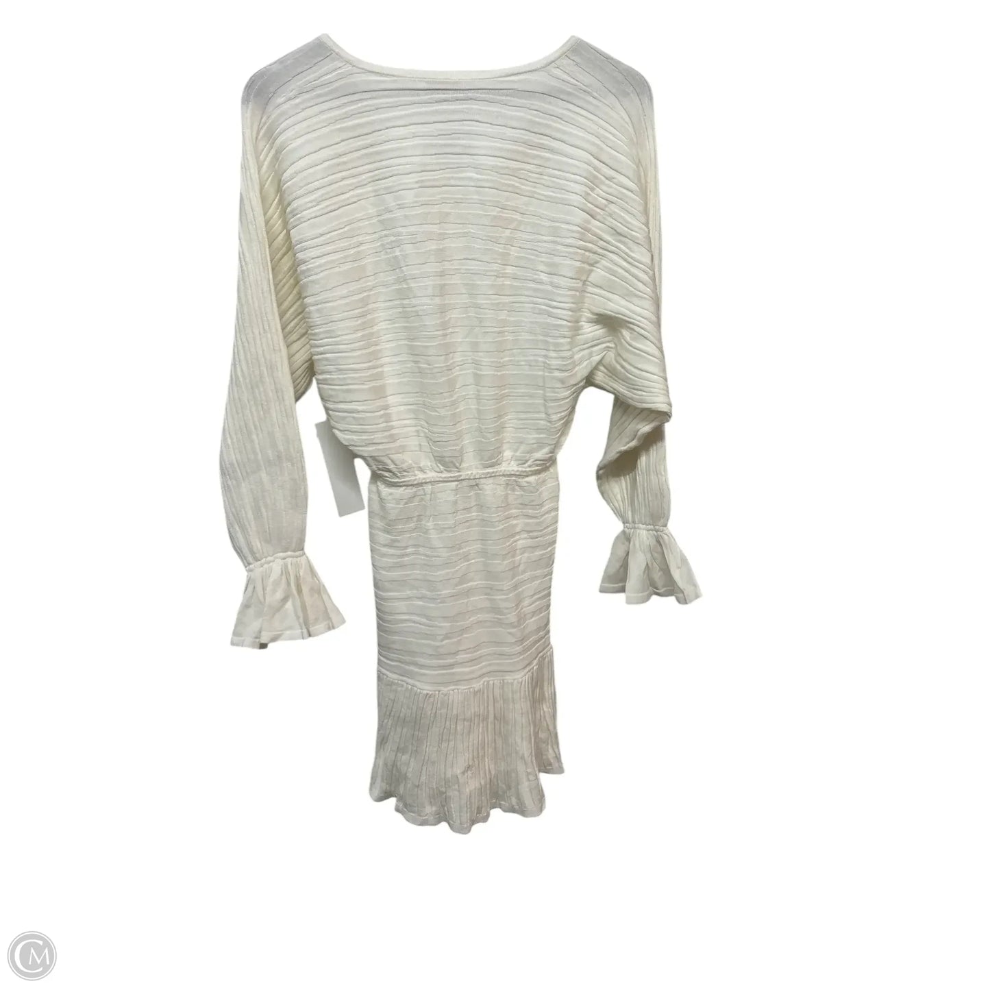Dress Casual Midi By Clothes Mentor In White, Size: Xs
