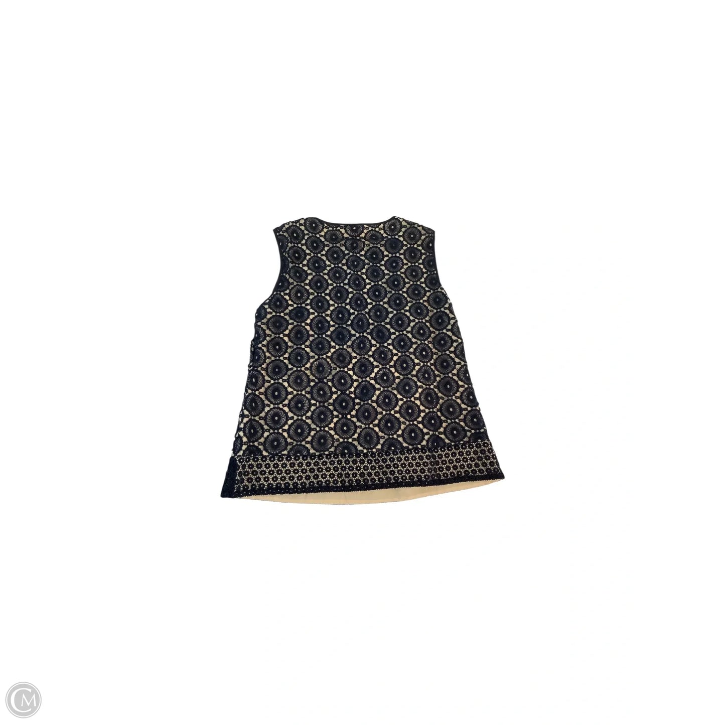 Top Sleeveless Designer By Tory Burch In Navy, Size: 10
