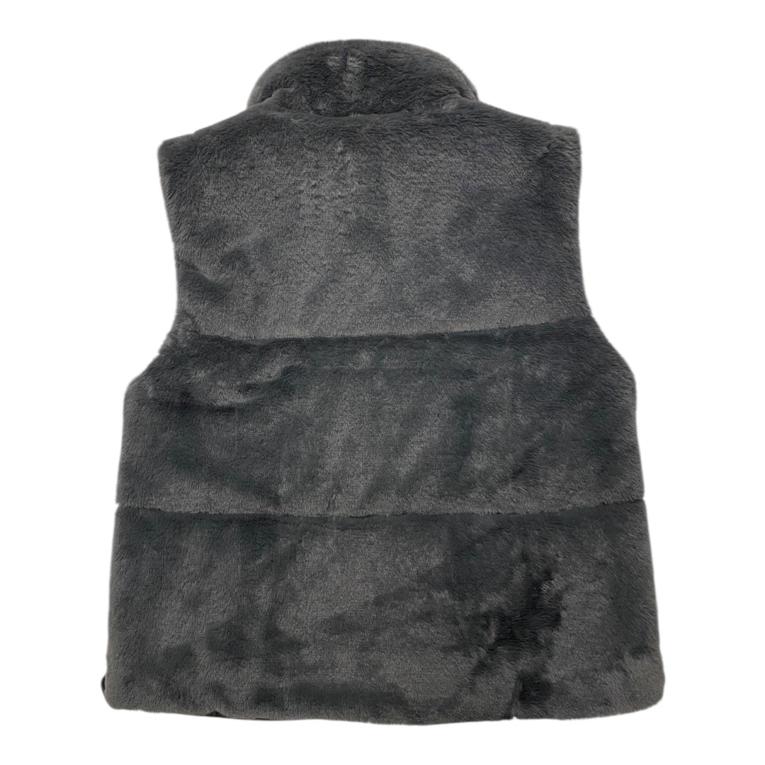 Vest Faux Fur & Sherpa By Staccato In Grey, Size:L