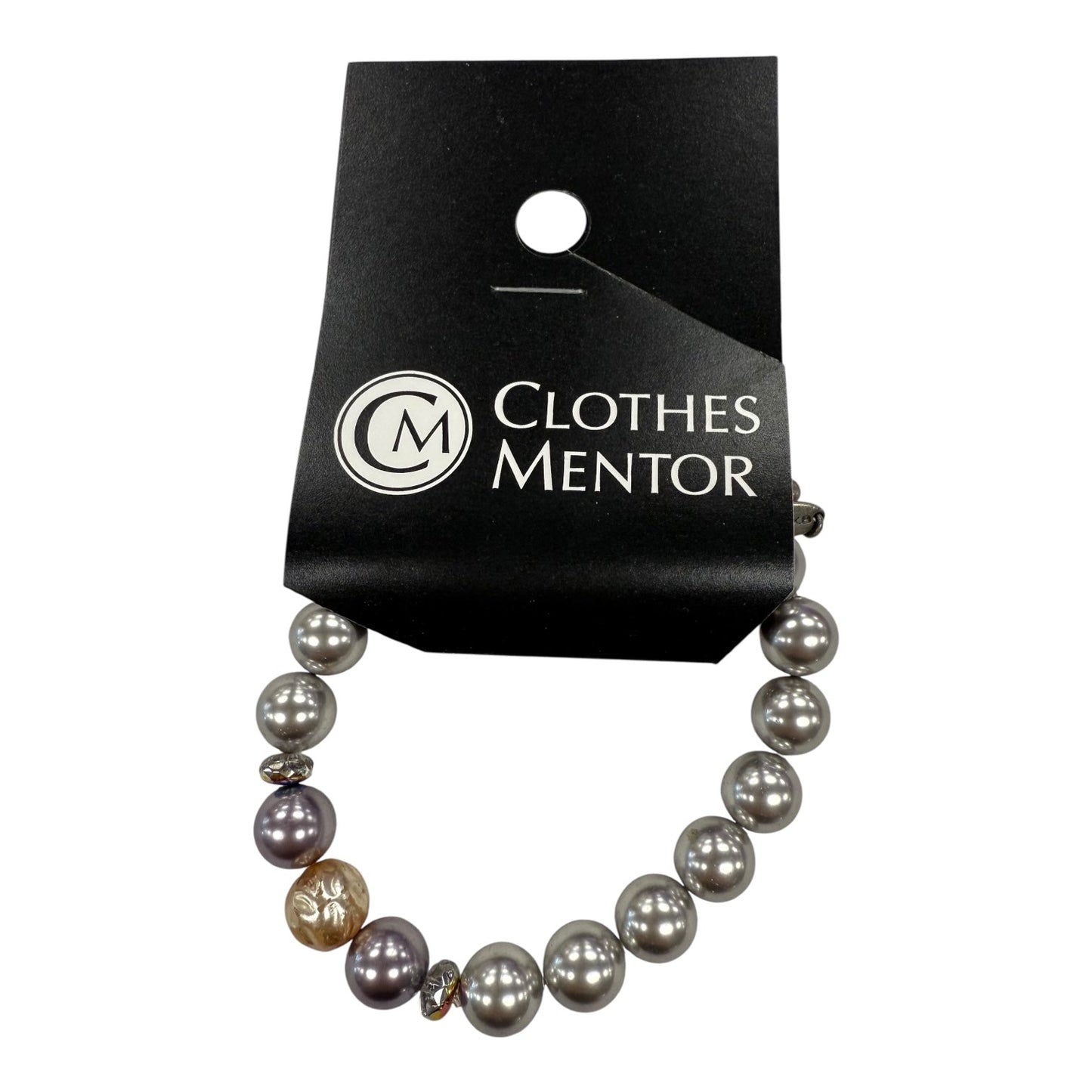 Bracelet Beaded By Sabika In Silver