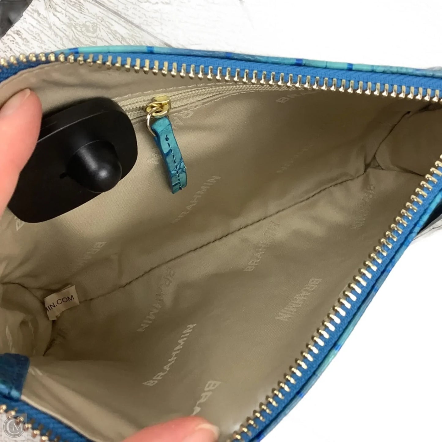 Wristlet Designer By Brahmin, Size: Large