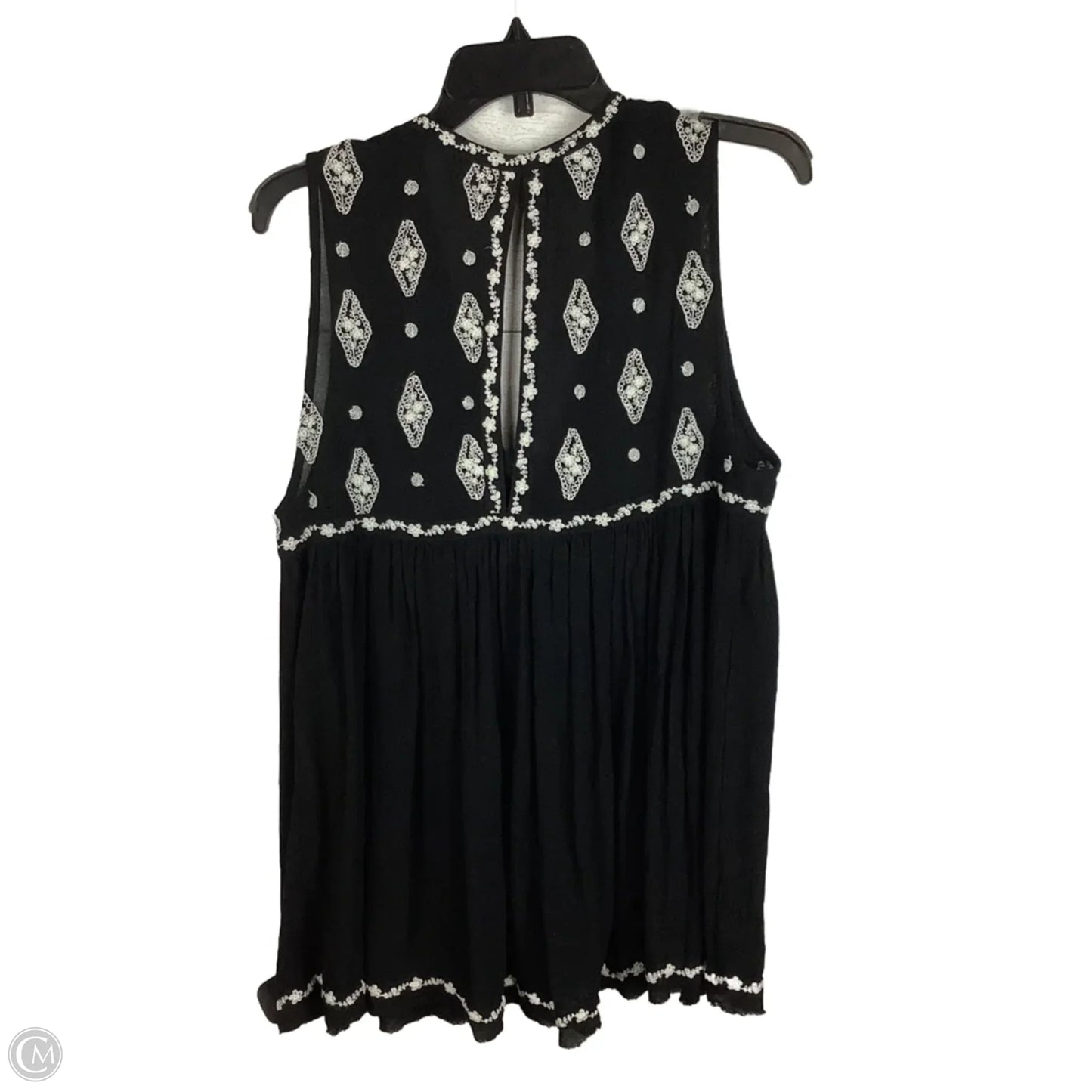 Top Sleeveless By Free People In Black, Size: S
