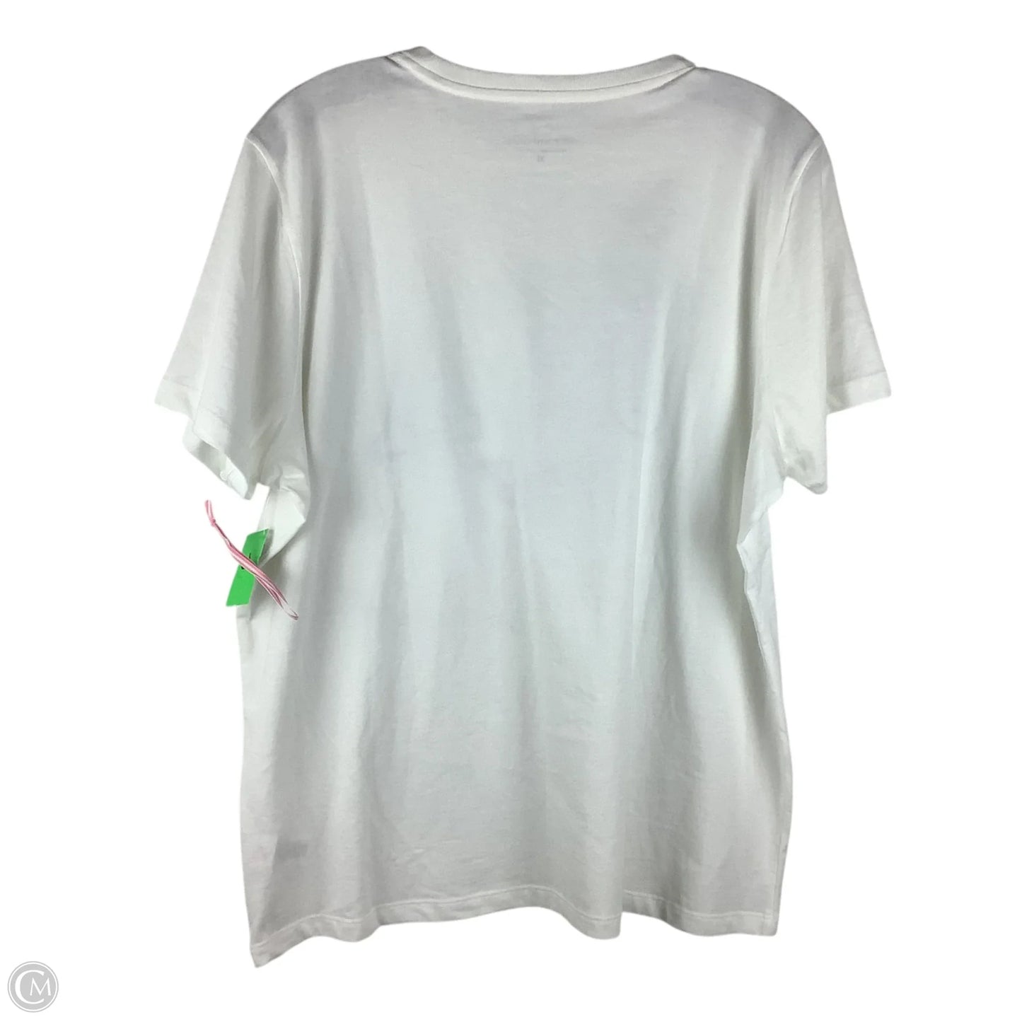 Top Short Sleeve By Vineyard Vines In White, Size: Xl