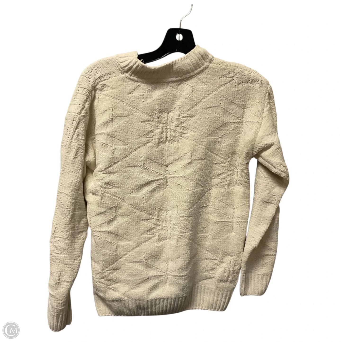 Sweater By Weatherproof In Cream, Size: S