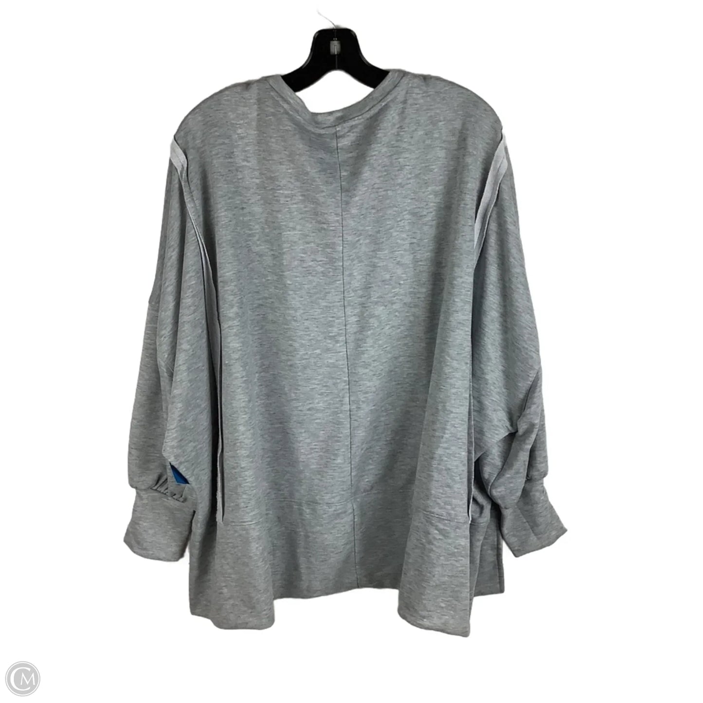 Sweatshirt Crewneck By Hyfve In Grey, Size: S (oversized)