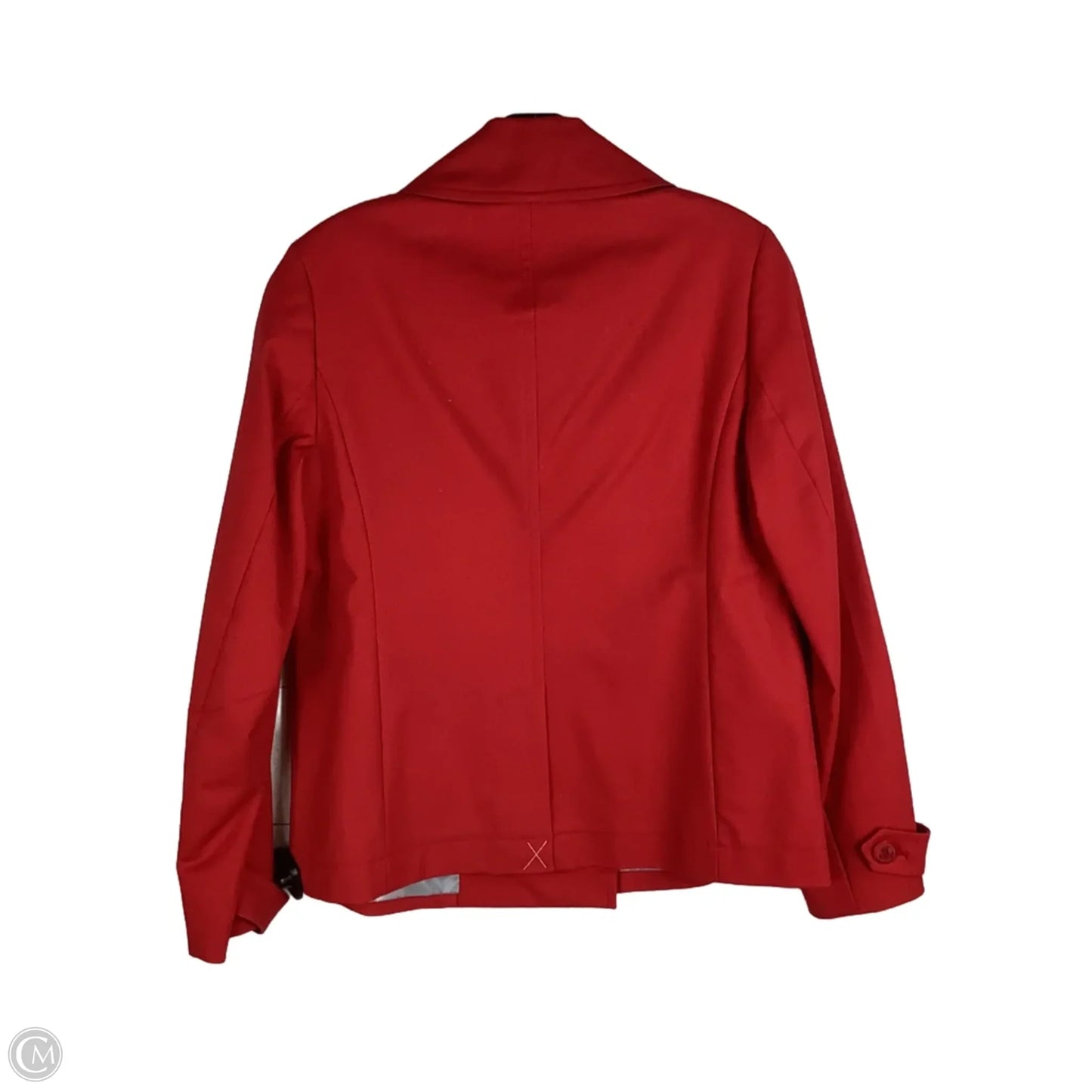 Coat Peacoat By Talbots In Red, Size: 2