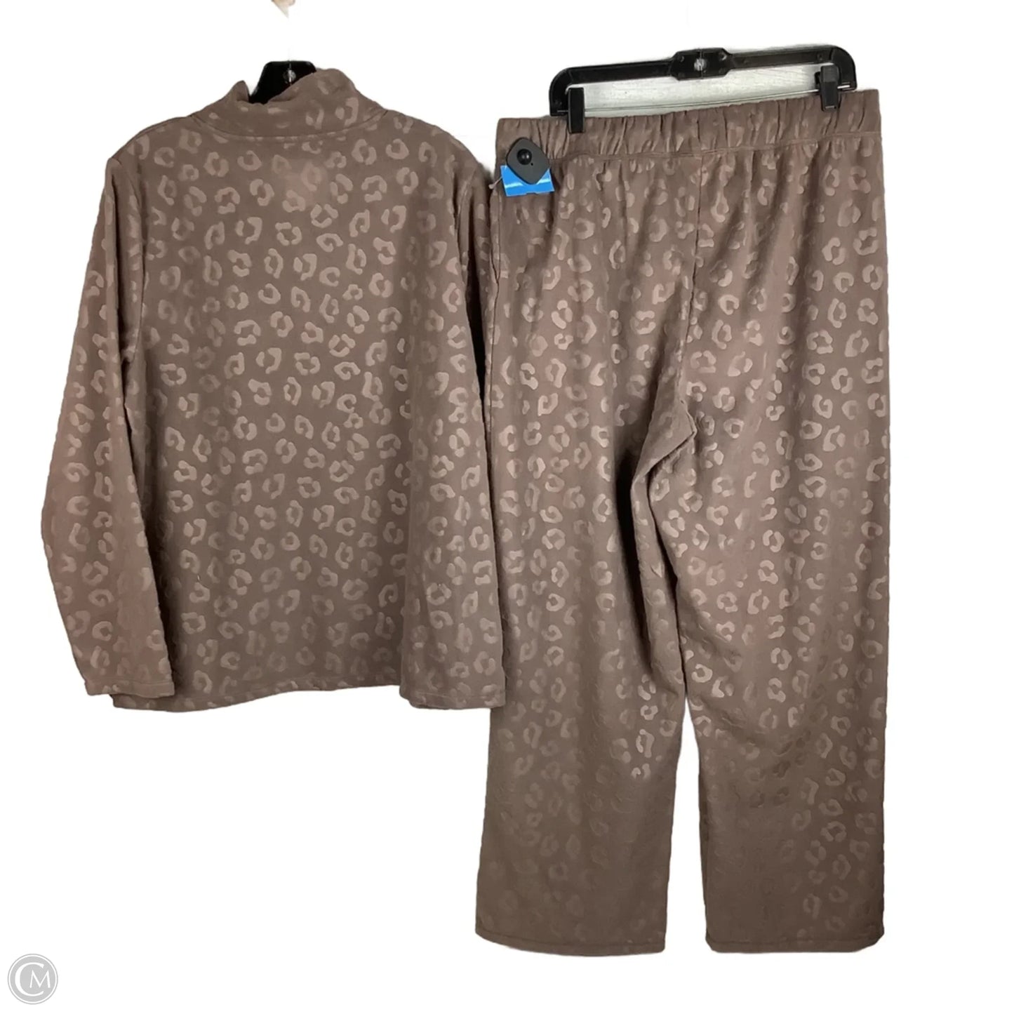 Pants Set 2pc By Cuddl Duds In Brown, Size: L
