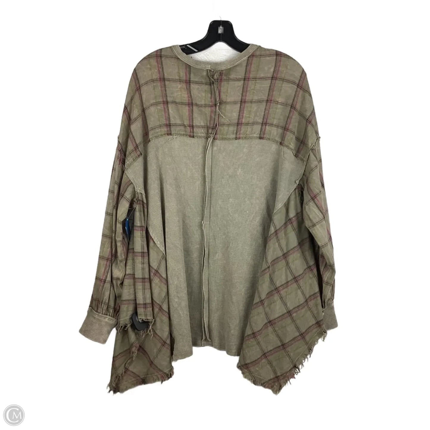 Top Long Sleeve By Clothes Mentor In Green, Size: M