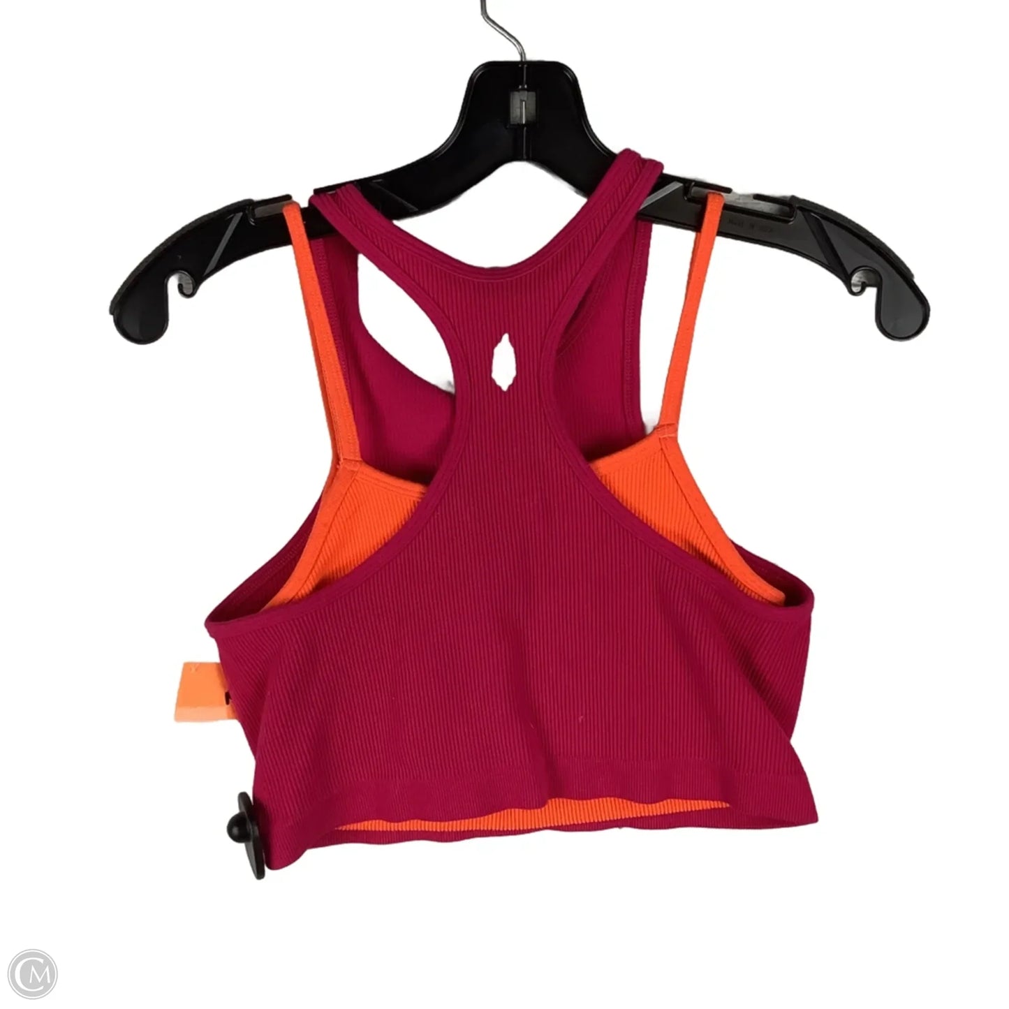 Athletic Tank Top By Free People In Orange & Pink, Size: Xl