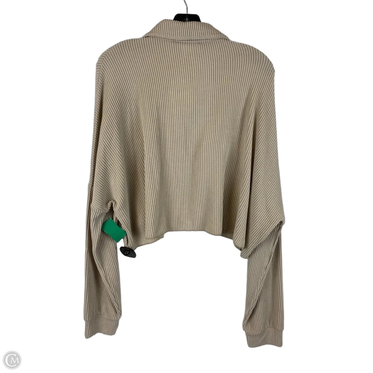 Top Long Sleeve By Altard State In Tan, Size: M